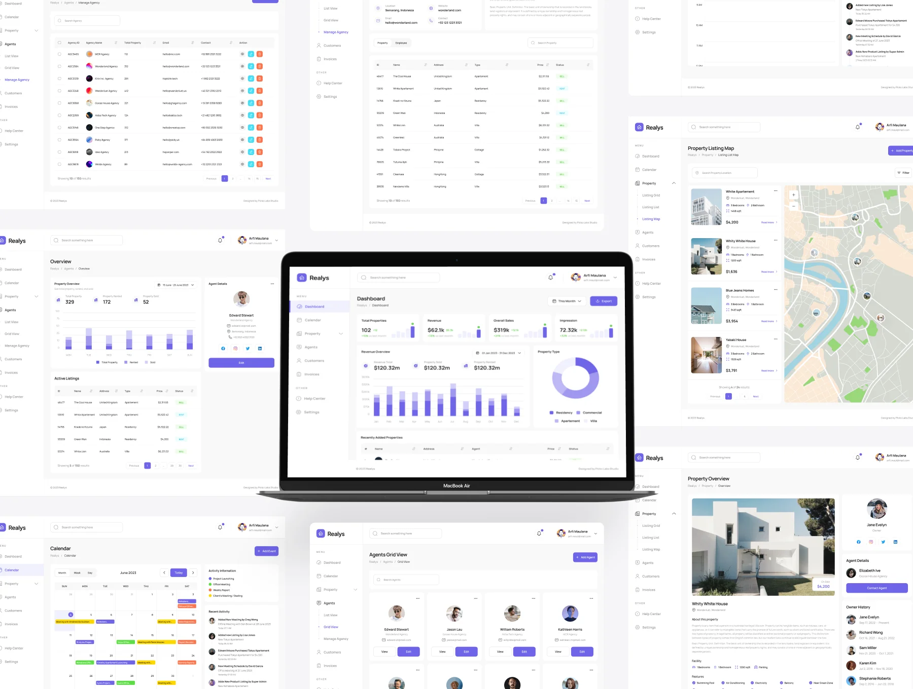 Realys - Real Estate Dashboard UI Kit 5