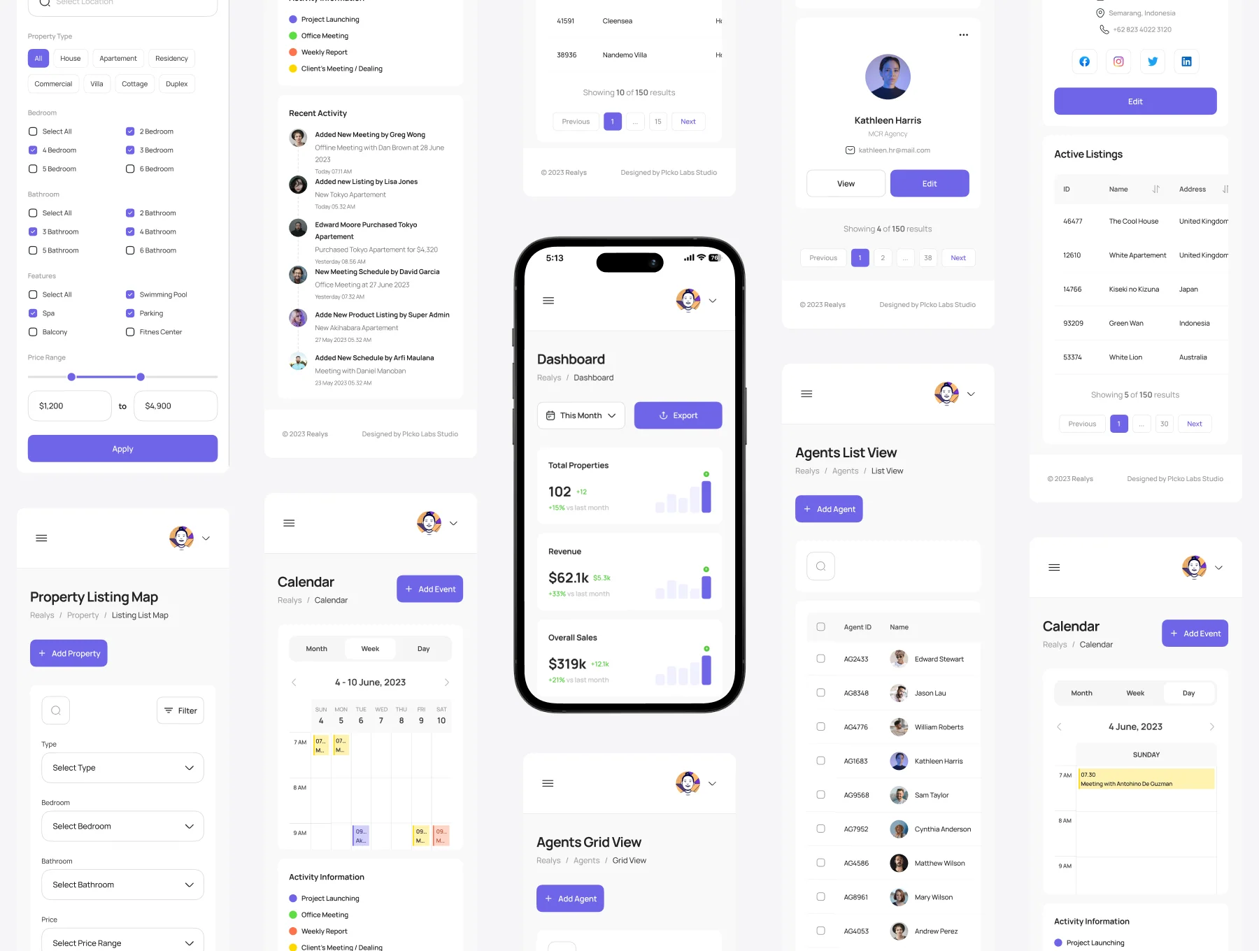Realys - Real Estate Dashboard UI Kit 6