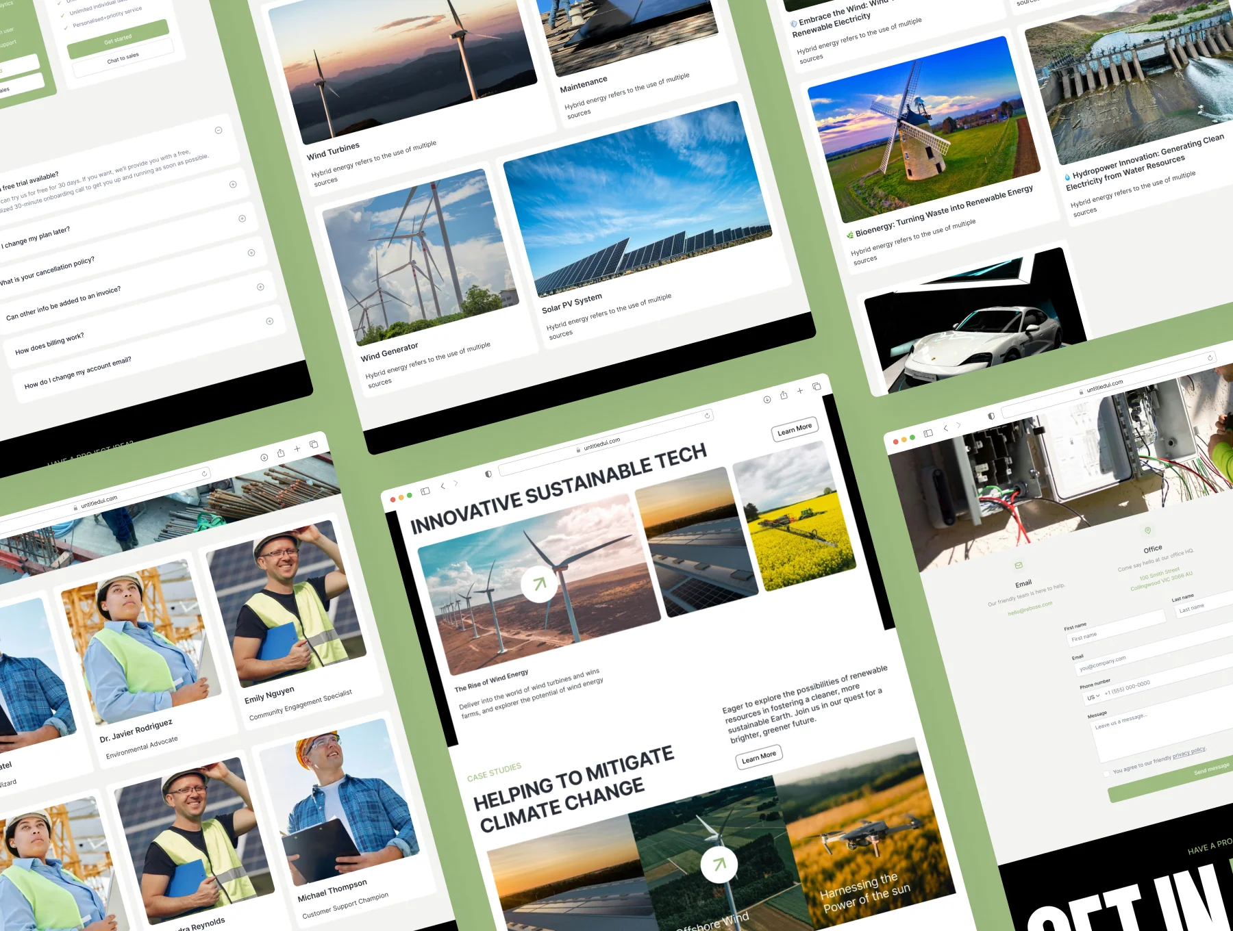 Rebose - GreenTech Innovations Framer Template 3