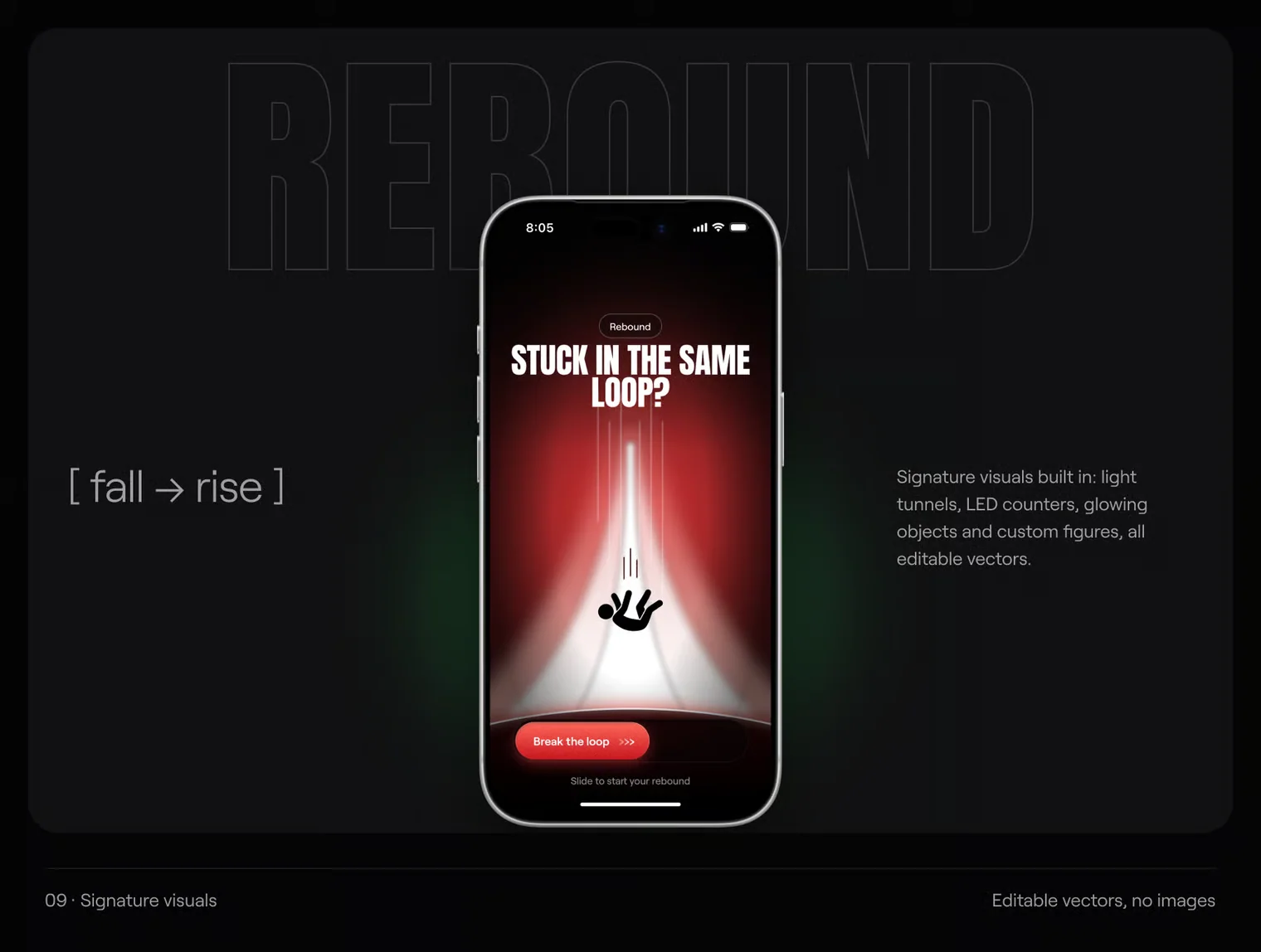 Rebound — Quit-Habit Mobile UI Kit 6