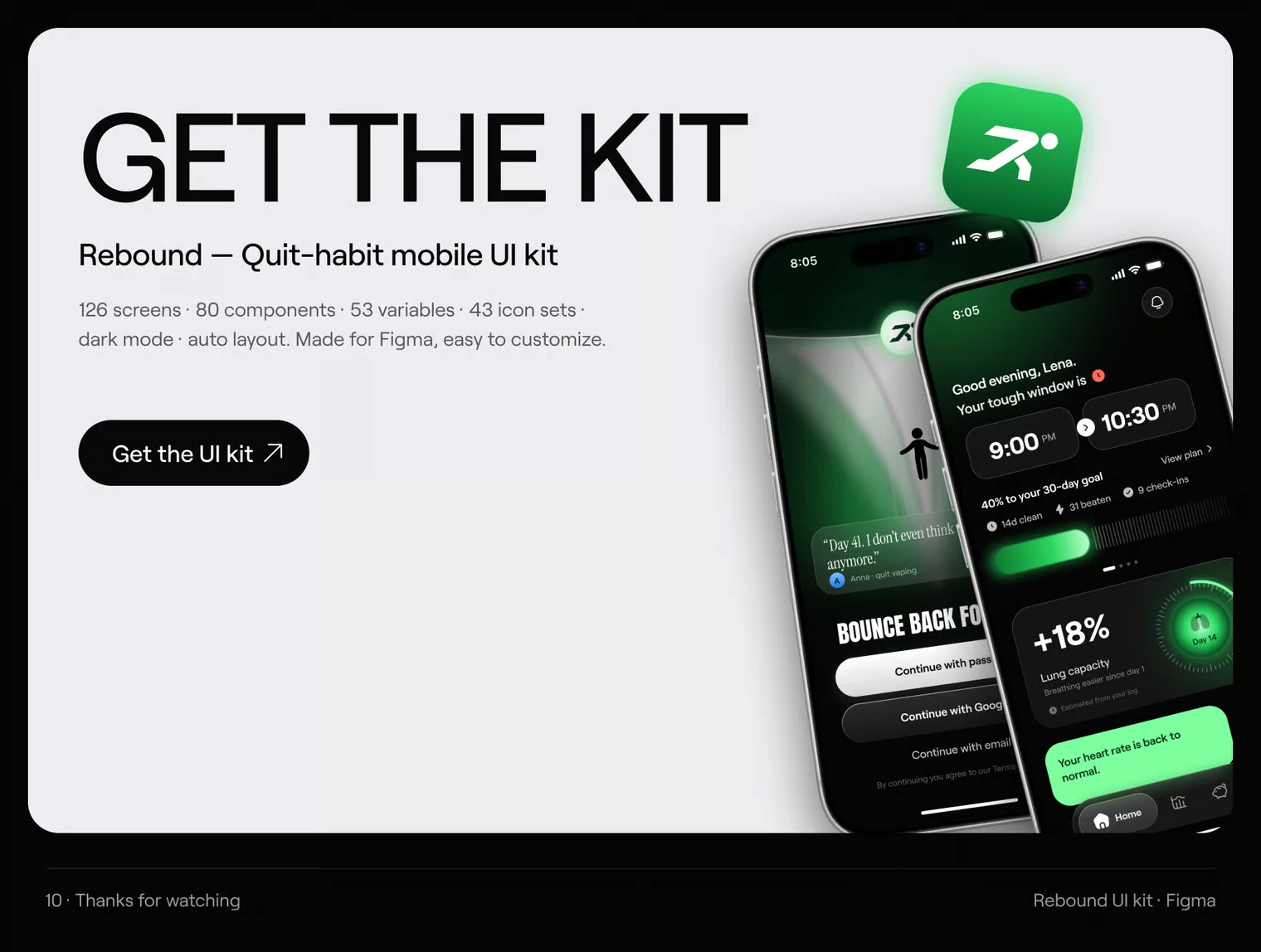 Rebound — Quit-Habit Mobile UI Kit 7