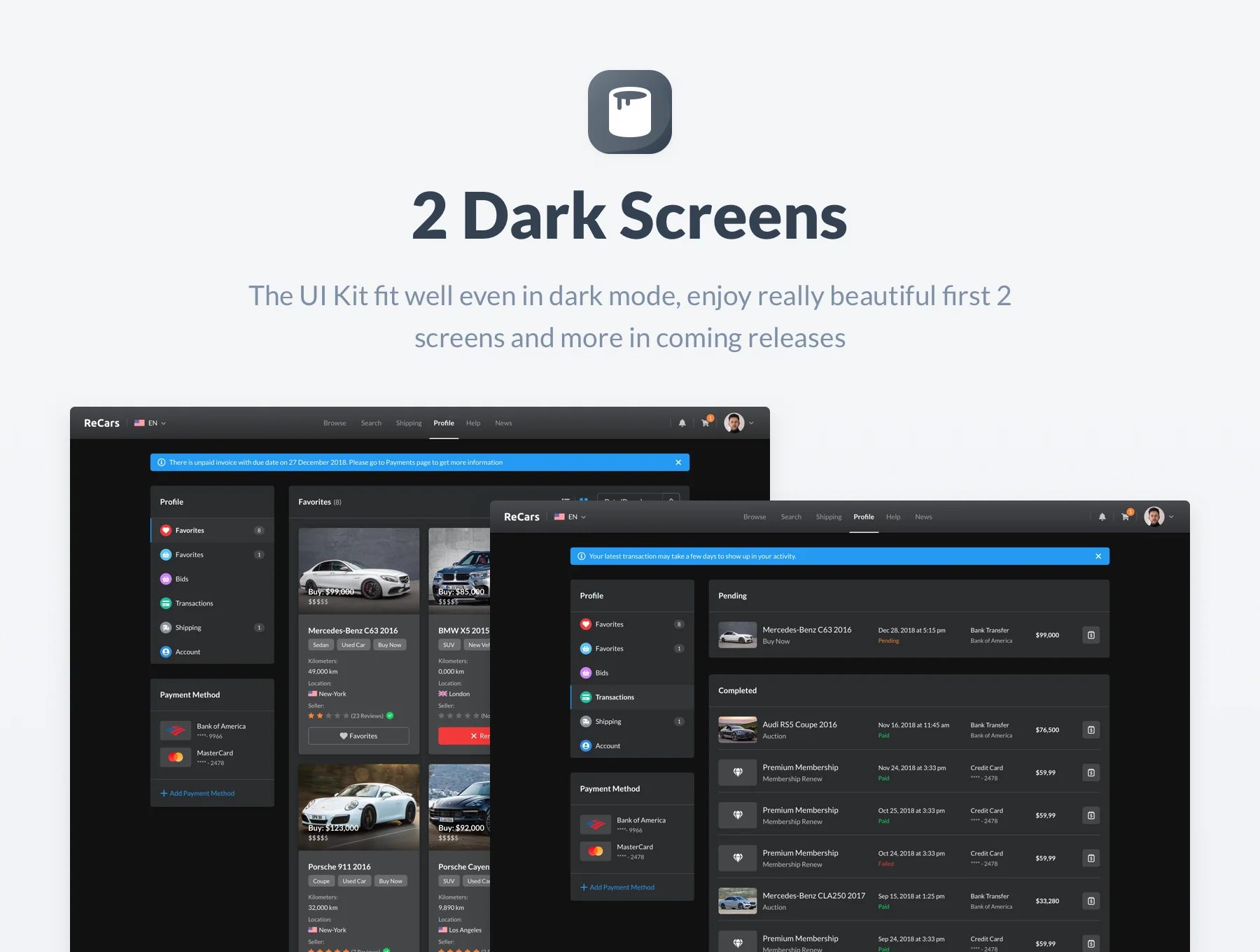 ReCars Website UI Kit 8