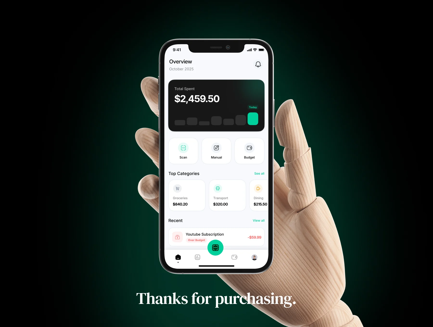 ReceiptAI - AI Receipt Scanner & Personal Finance - Mobile App UI Kit 10