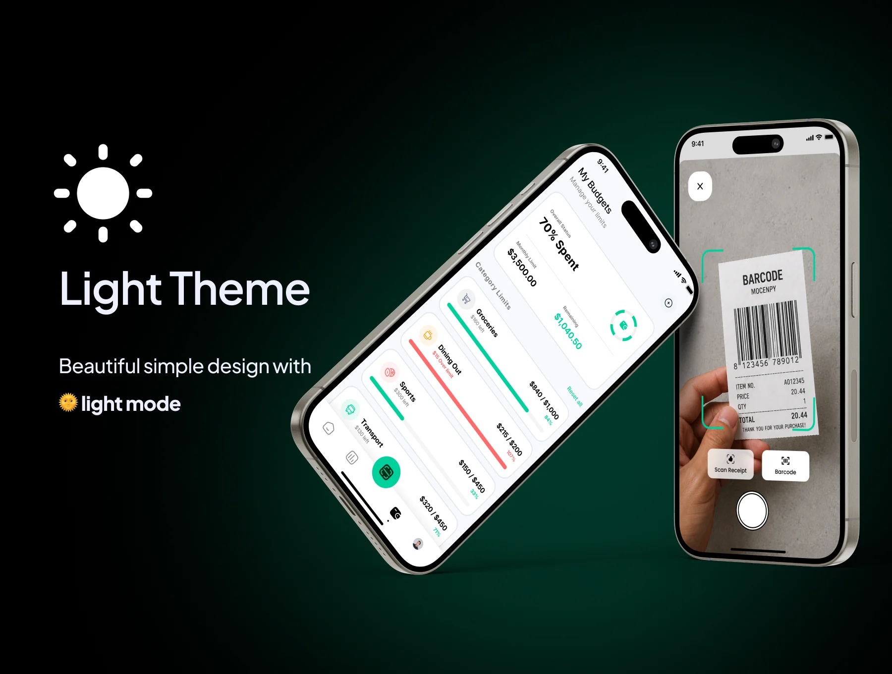 ReceiptAI - AI Receipt Scanner & Personal Finance - Mobile App UI Kit 6