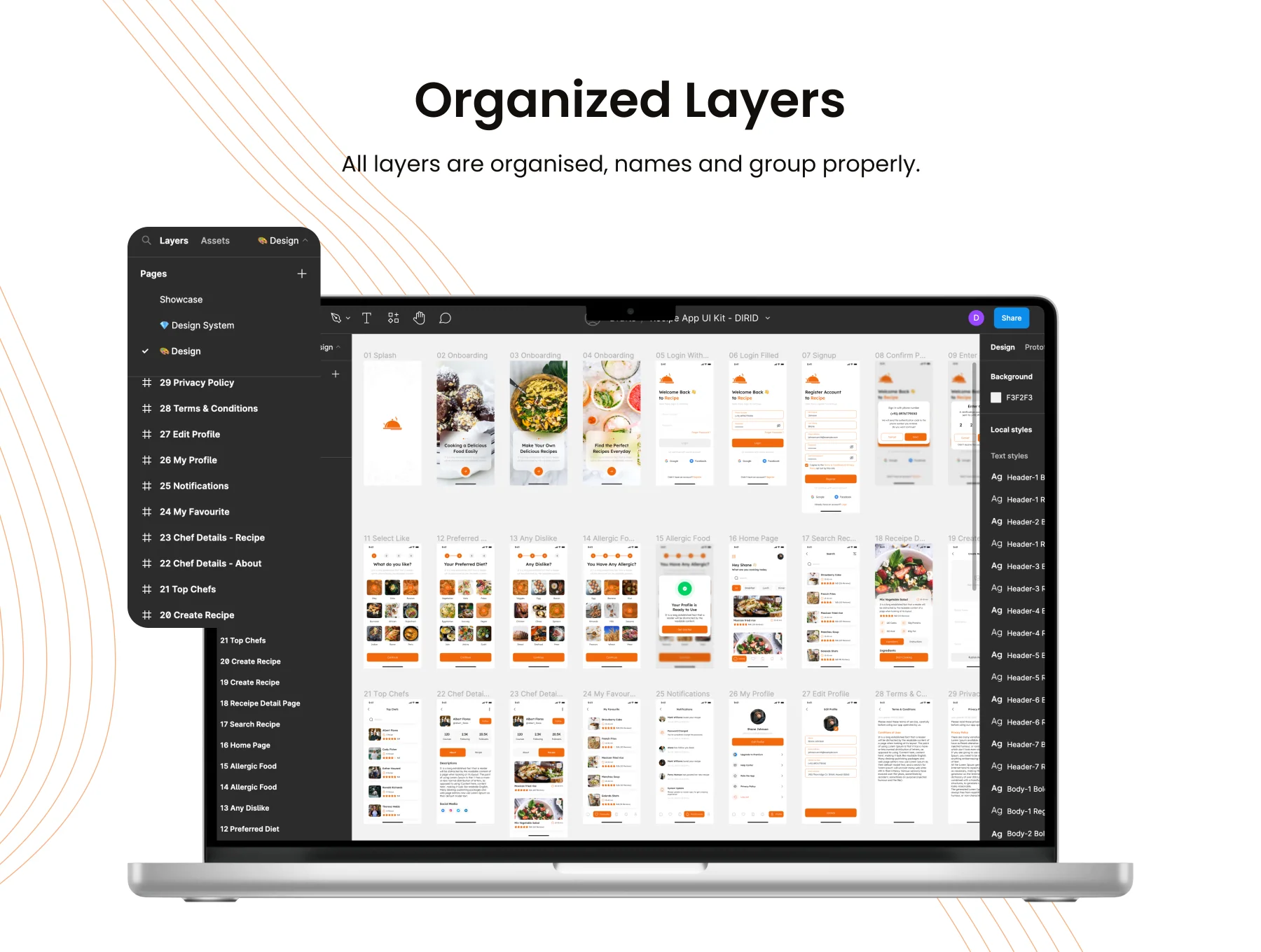 Recipe App UI Kit 3