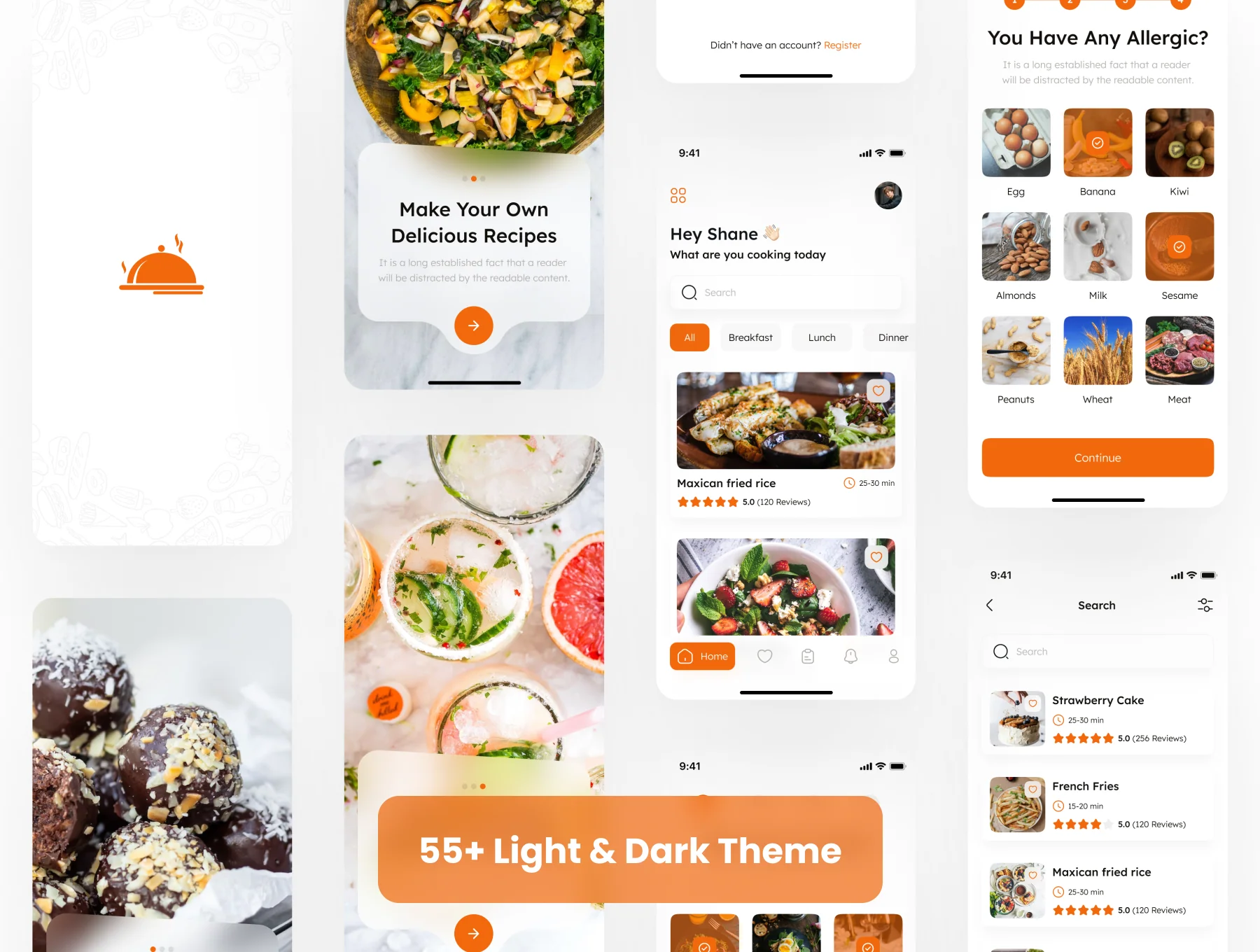 Recipe App UI Kit 5