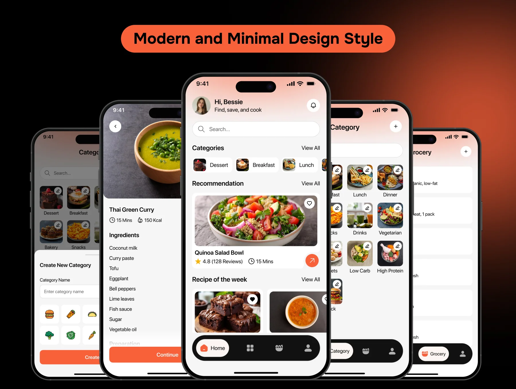 Recipe Snap – Mobile App UI Kit 3