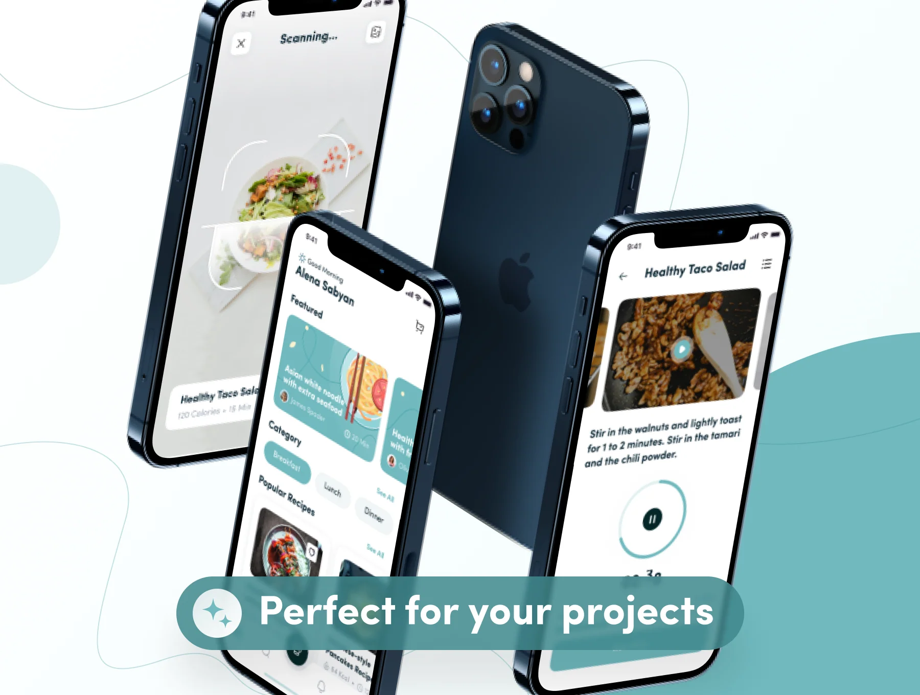 Recipely - Food Recipe App UI Kit 3