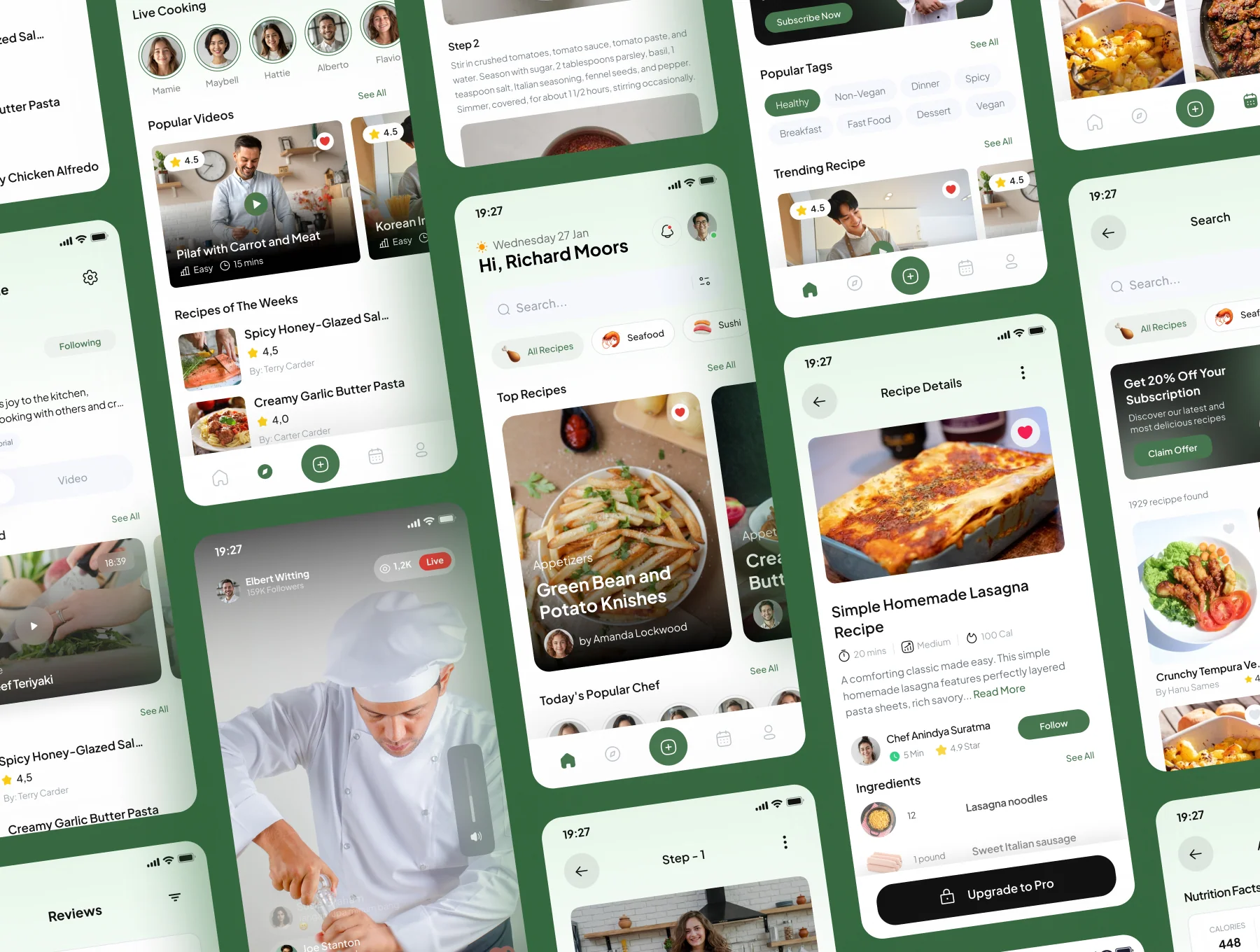 Recipio - Food Recipe Mobile App UI Kit 5