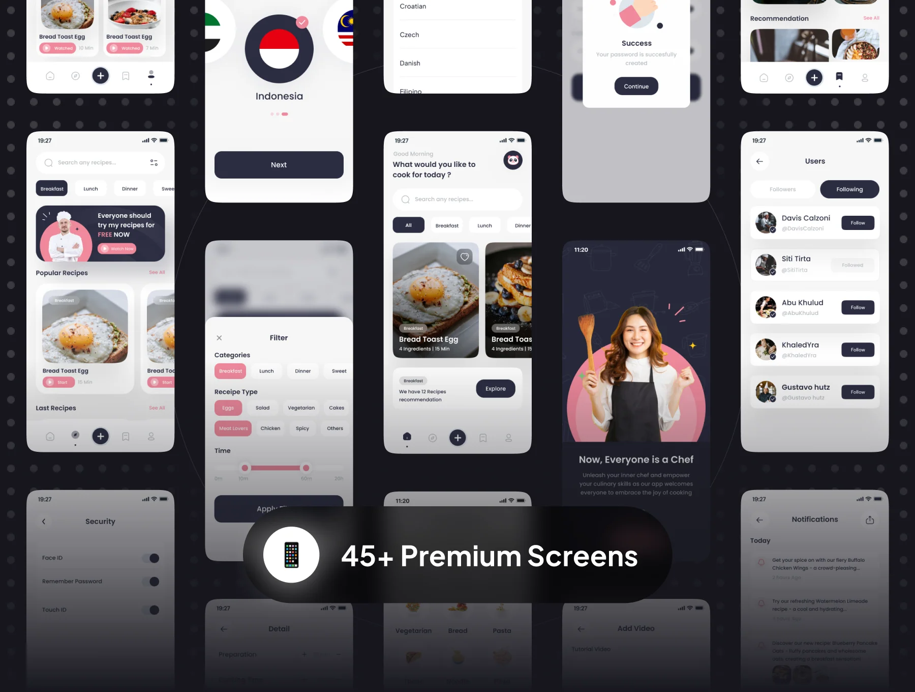 RECIPY - Food Recipe App UI Kit 6