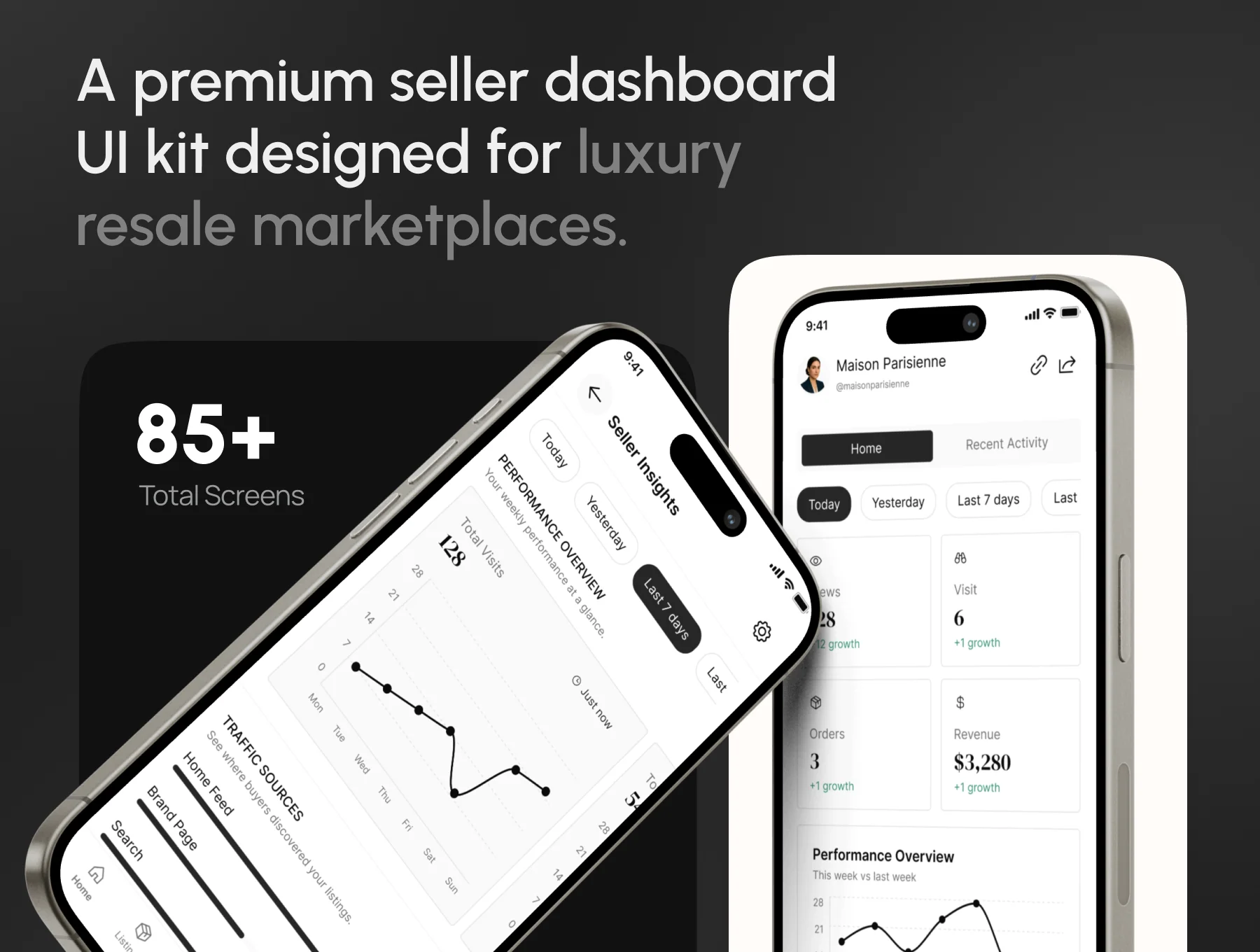 Reclo Seller – Seller Dashboard Mobile App UI Kit 2