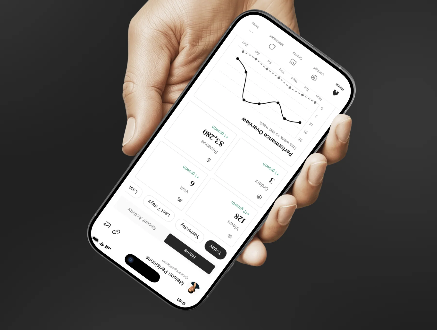 Reclo Seller – Seller Dashboard Mobile App UI Kit 5