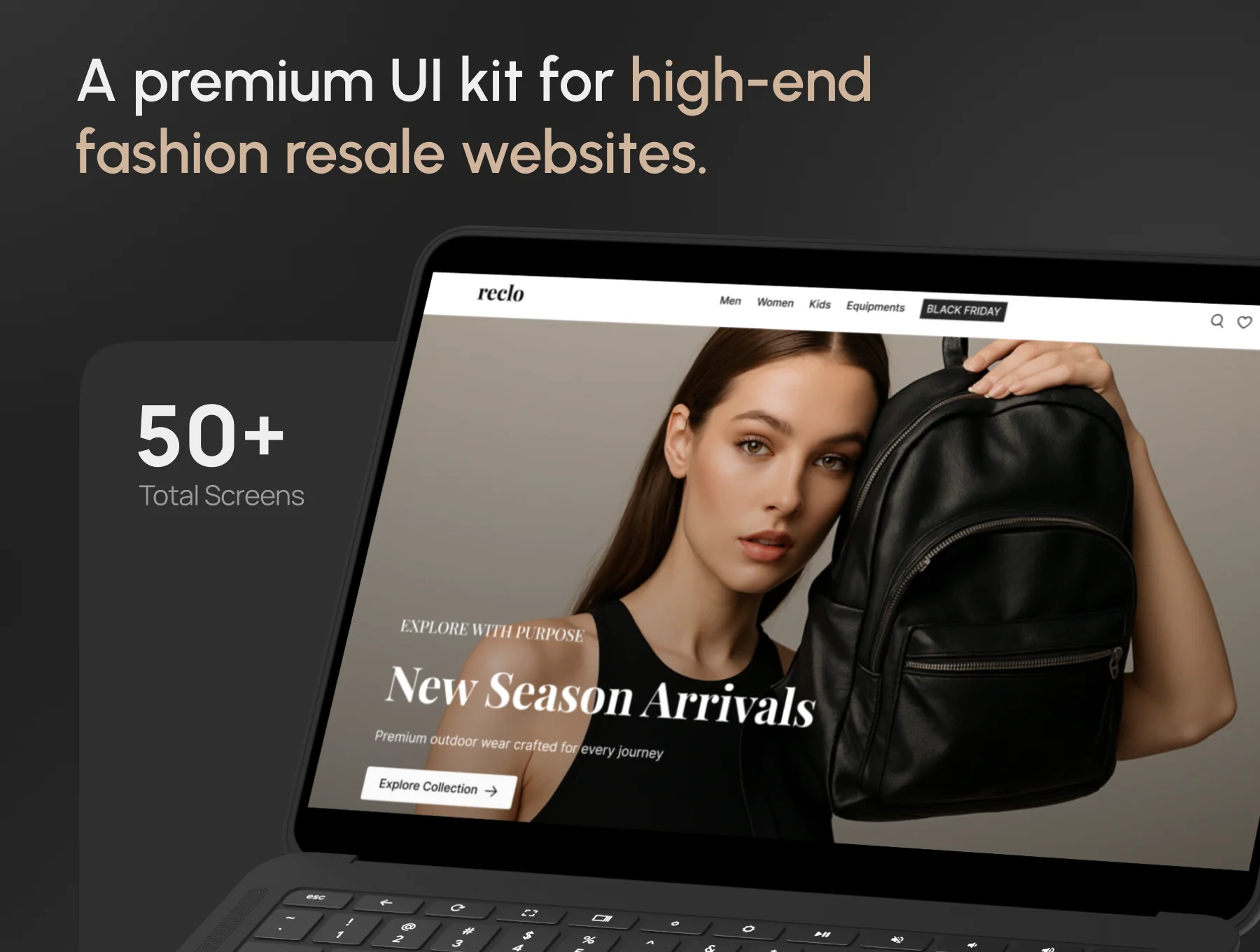 Reclo Website - Preloved Secondhand Luxury Marketplace Web UI Kit 2