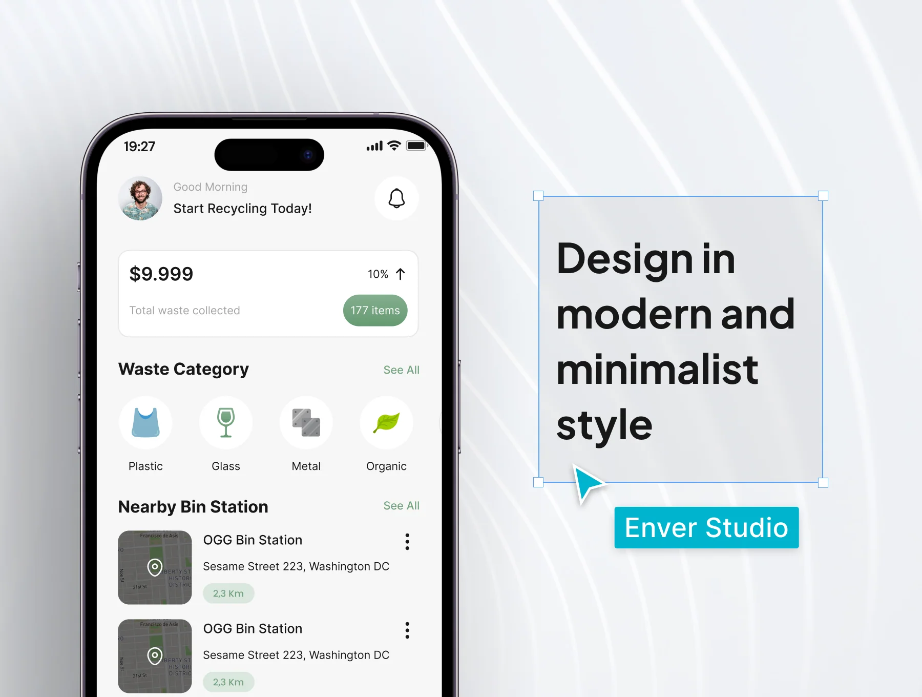 Recycle Trash App UI Kit 2