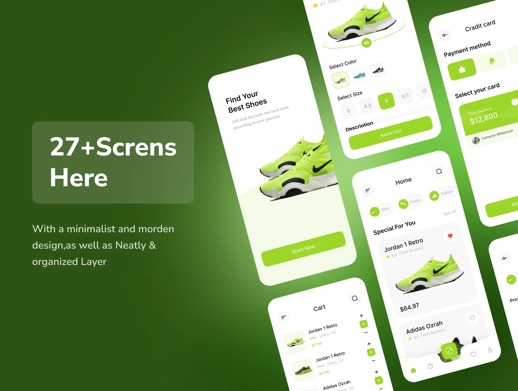 Red shoes - Shoes App IOS Ui Kit