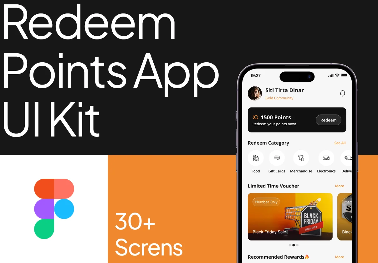 Redeem Points App UI kit