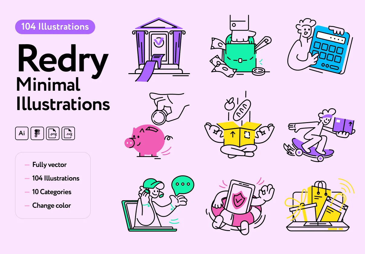 Redry Illustration Collection