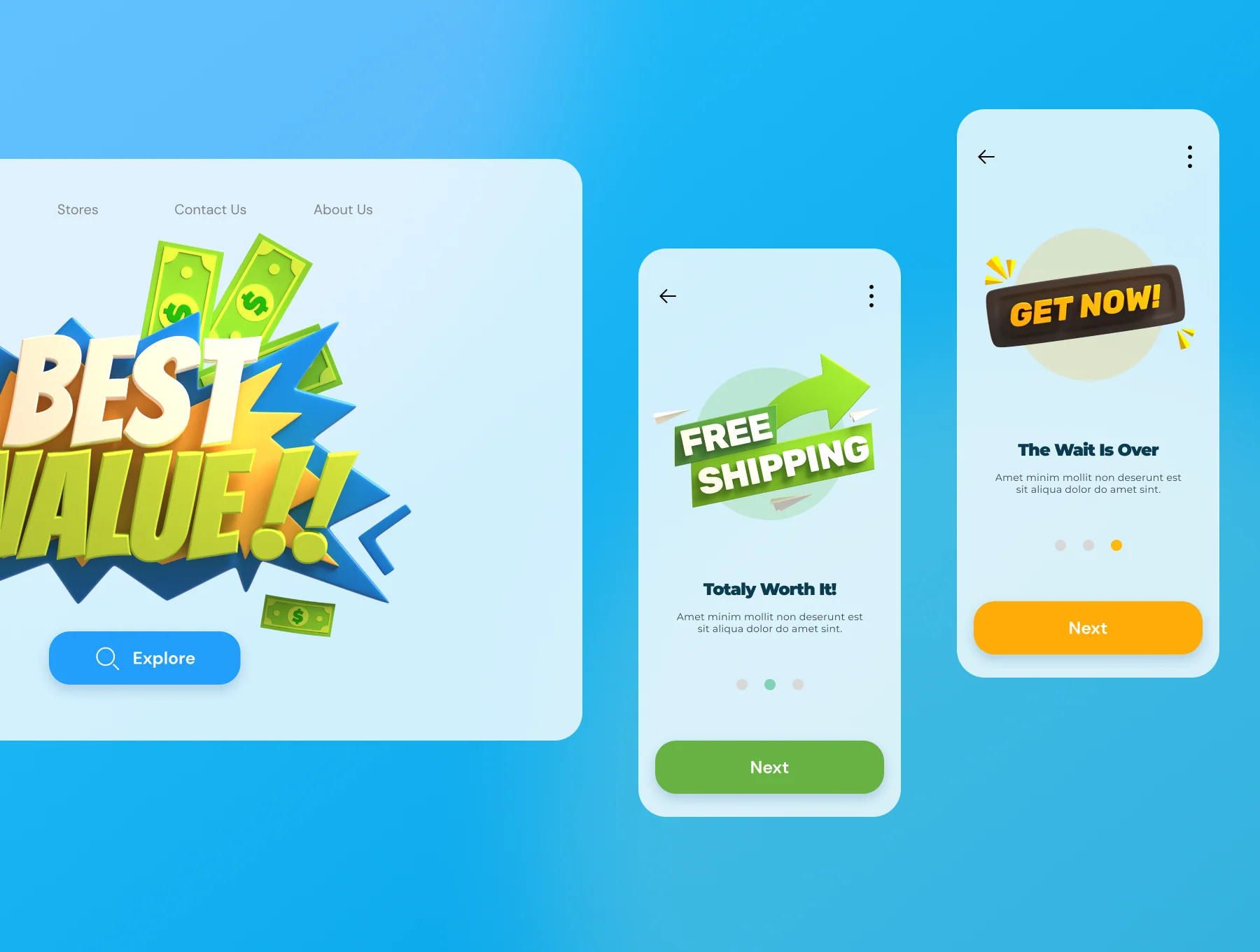 Reebie 3D Marketing Text Pack 4