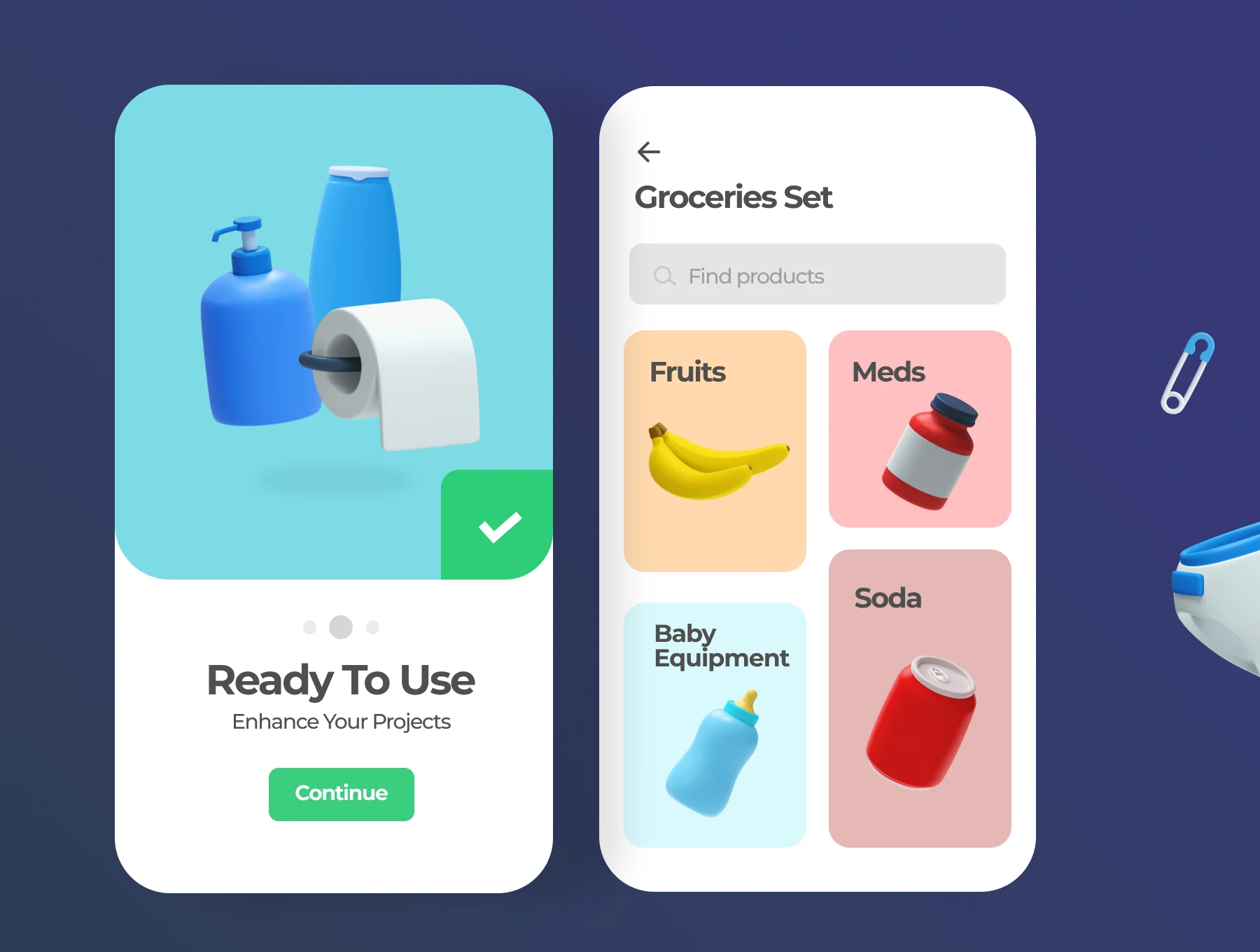 Reebie 3D Groceries Pack 5