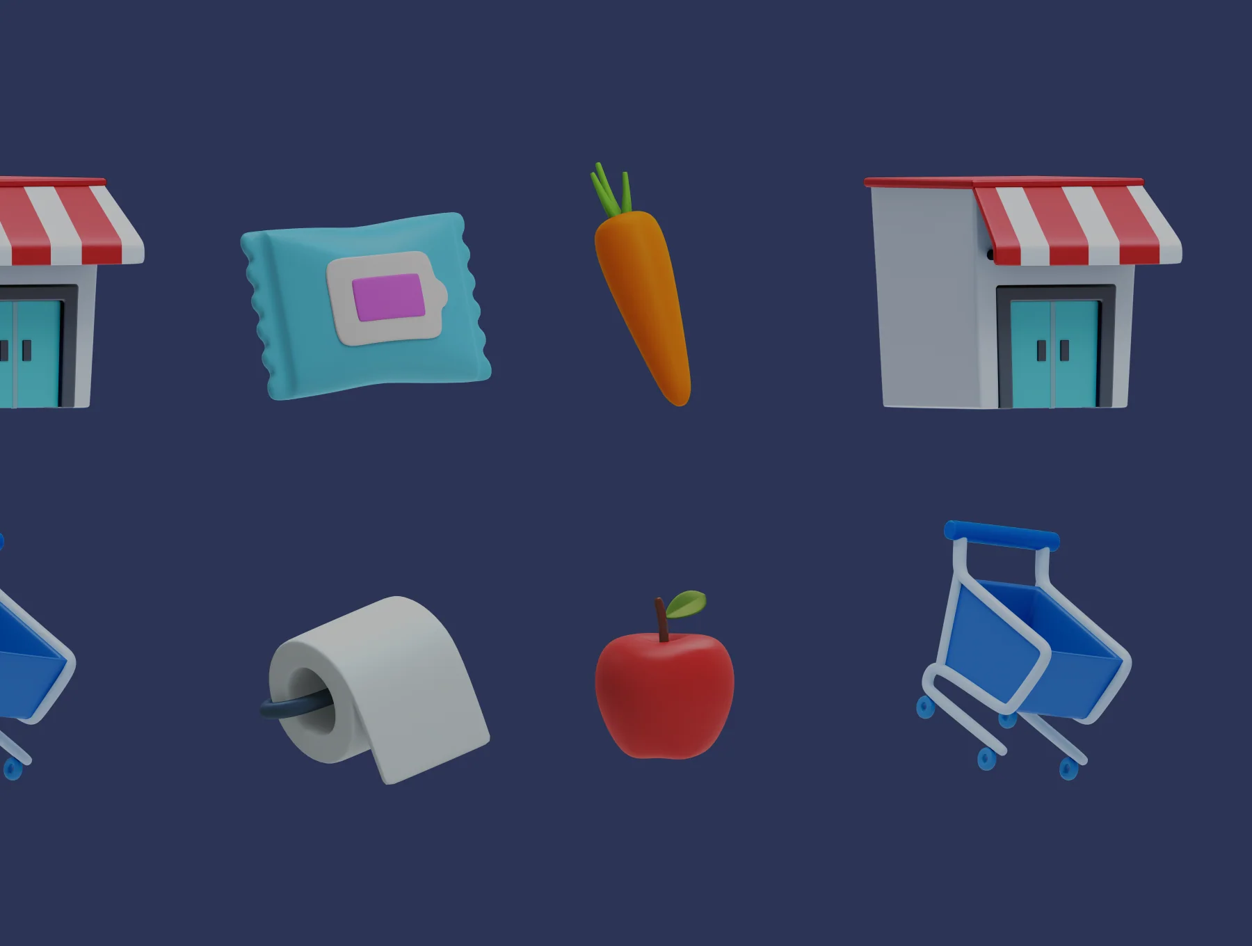Reebie 3D Groceries Pack 7