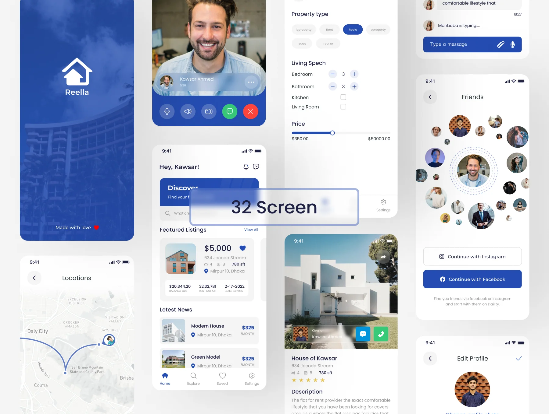 Reella - Real Estate App UI Kit 2