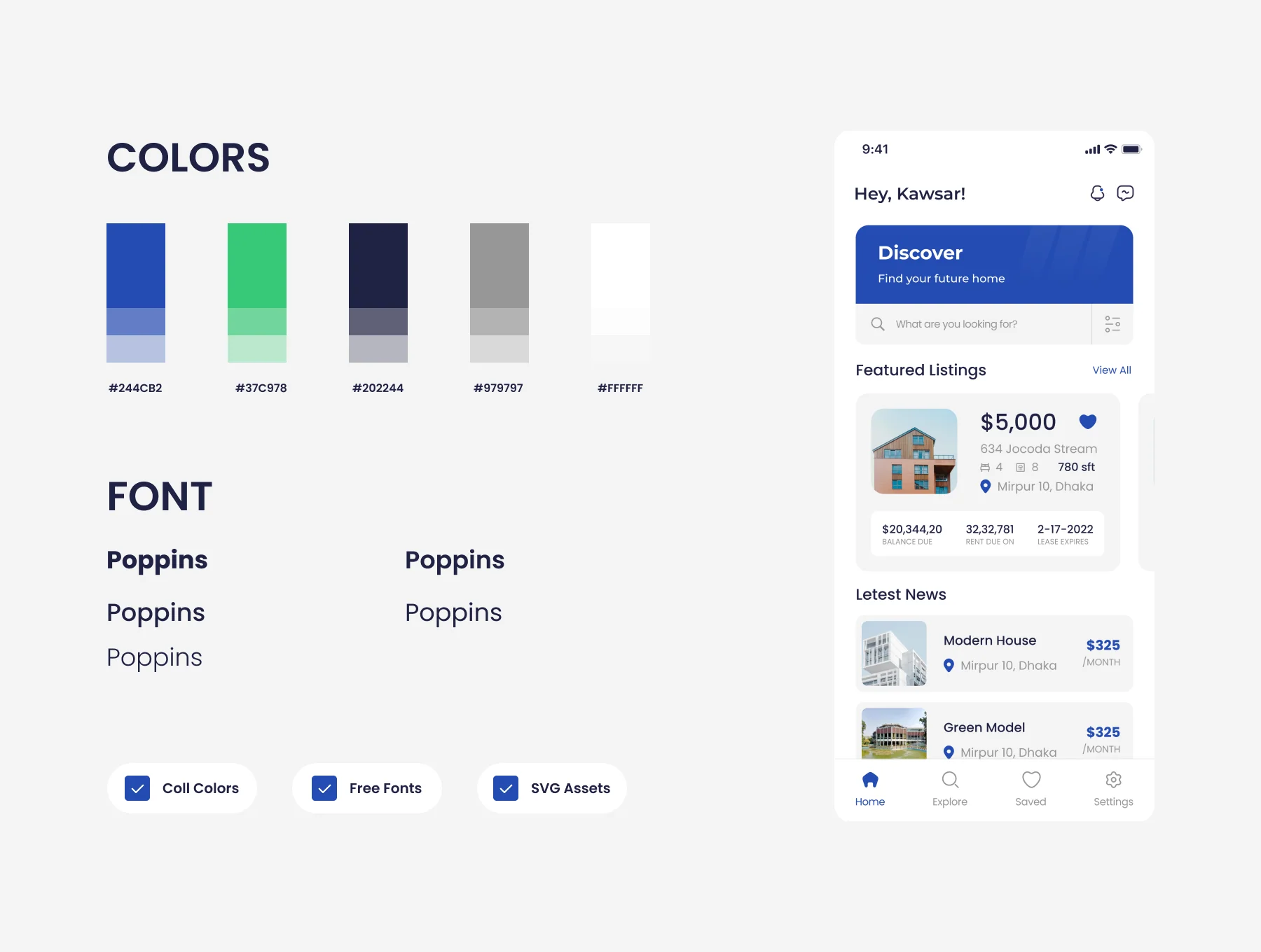 Reella - Real Estate App UI Kit 4