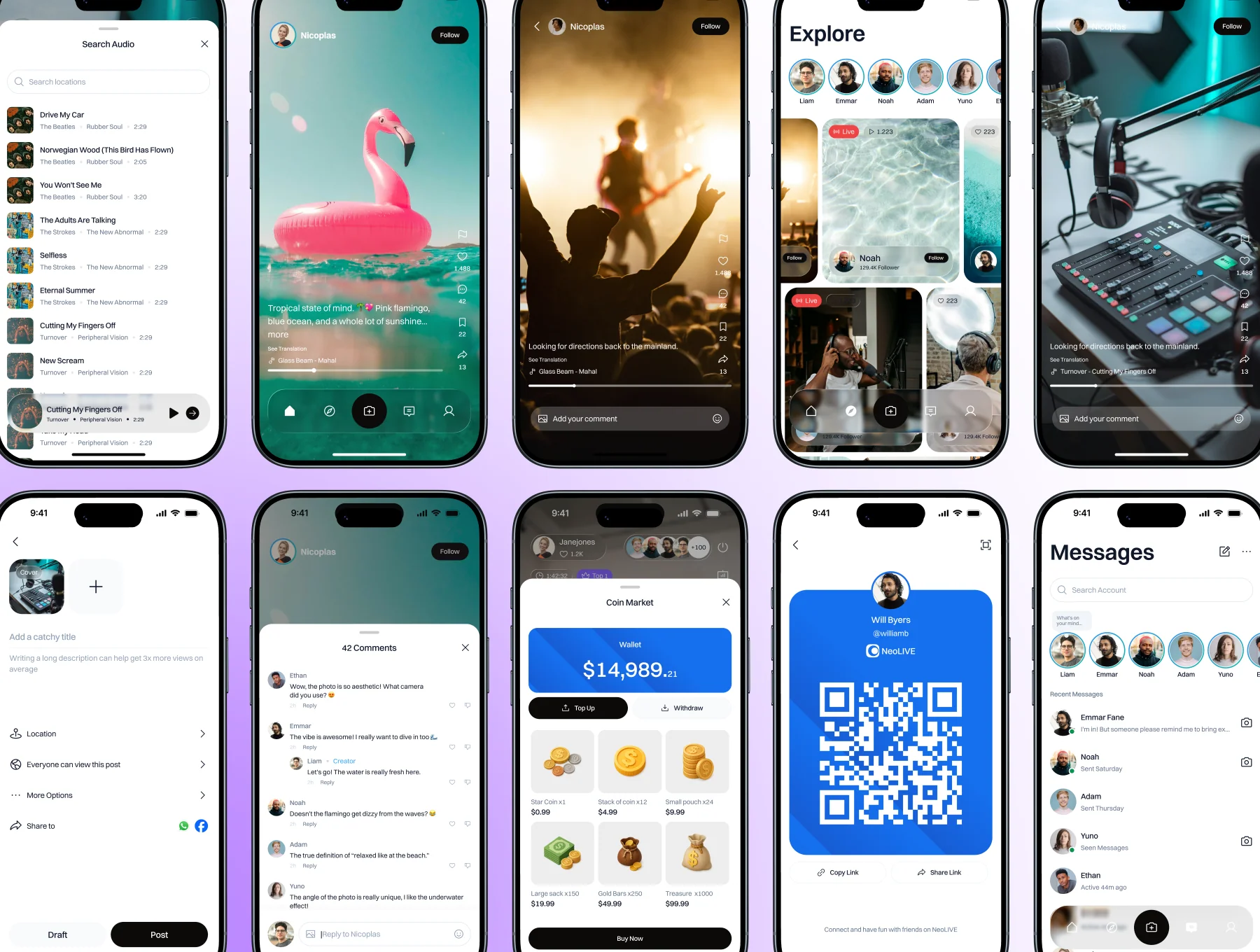 Reels & Video Mobile App UI 2