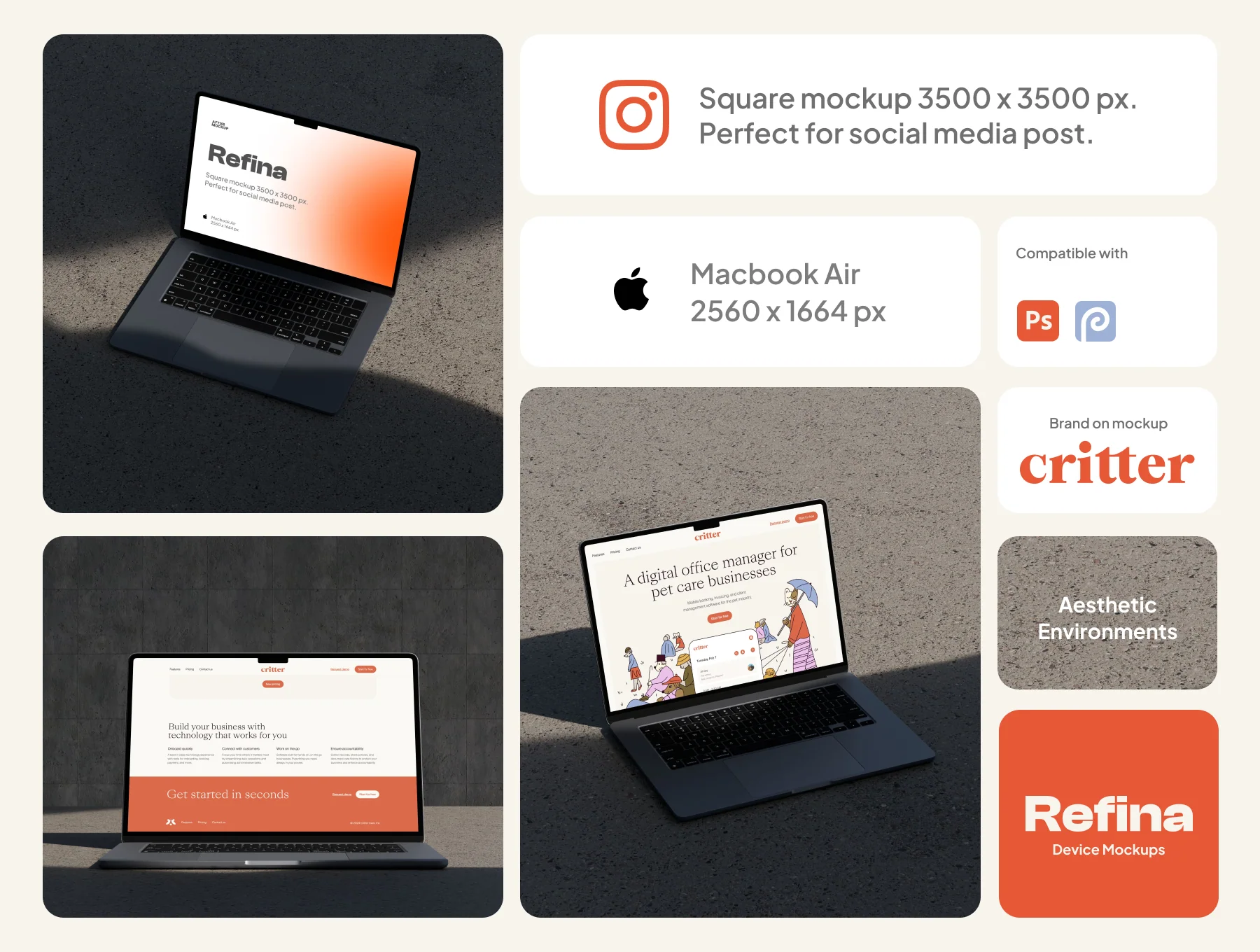 Refina Device Mockup Bundles 2