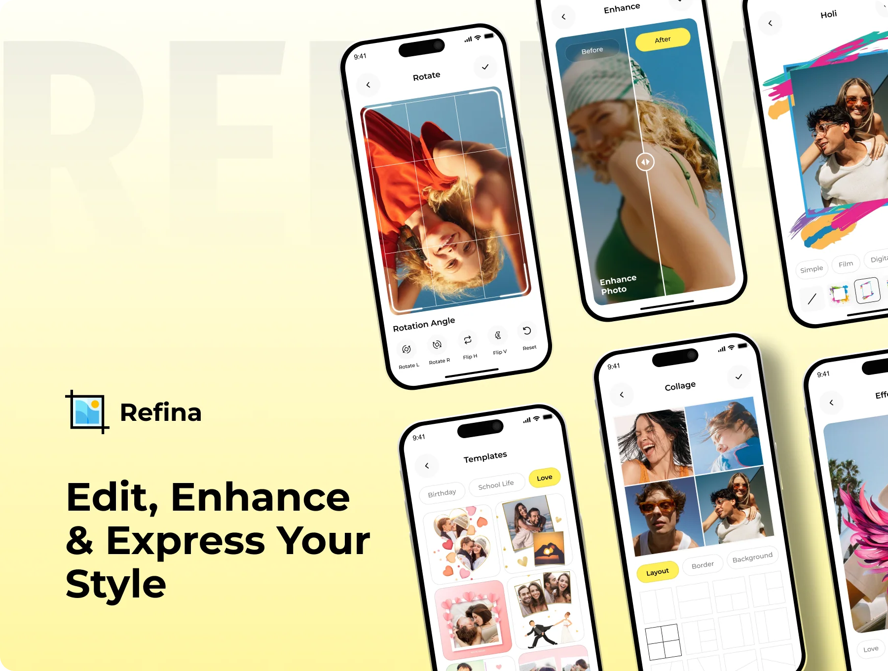 Refina | Photo Editor App UI Kit for Figma 9