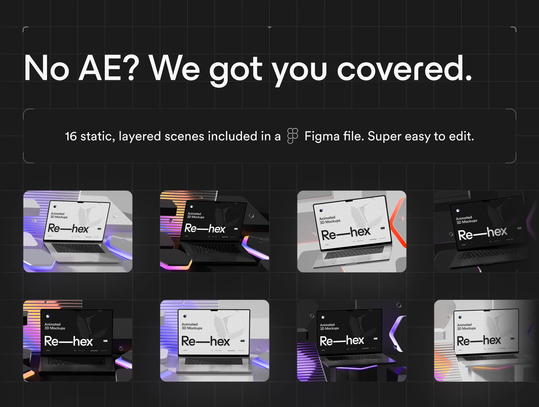 Rehex Vol.1 – Animated 3D Mockups 3