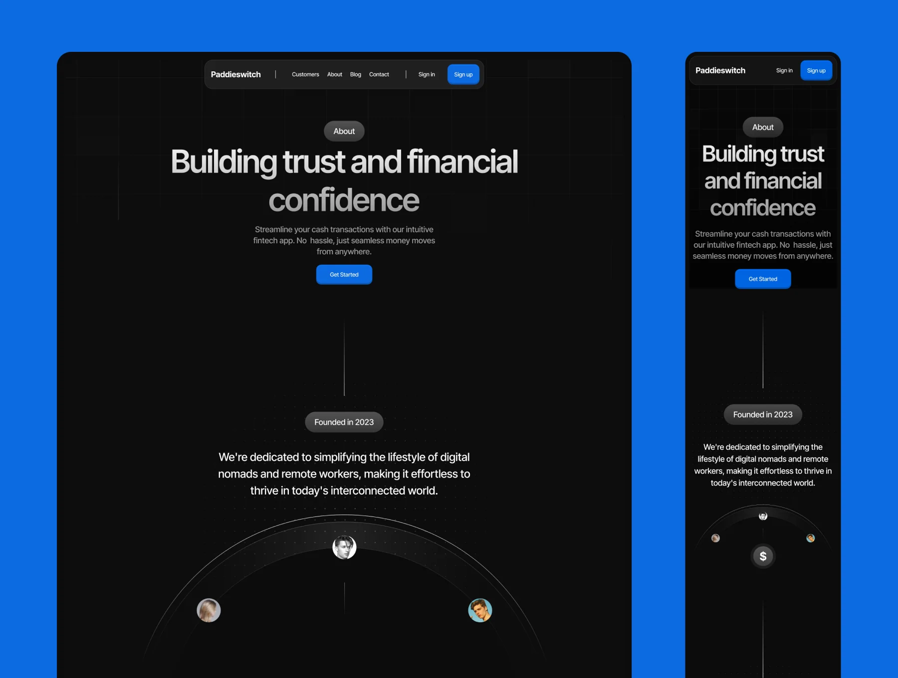 Reimagine Fintech and Saas template 3