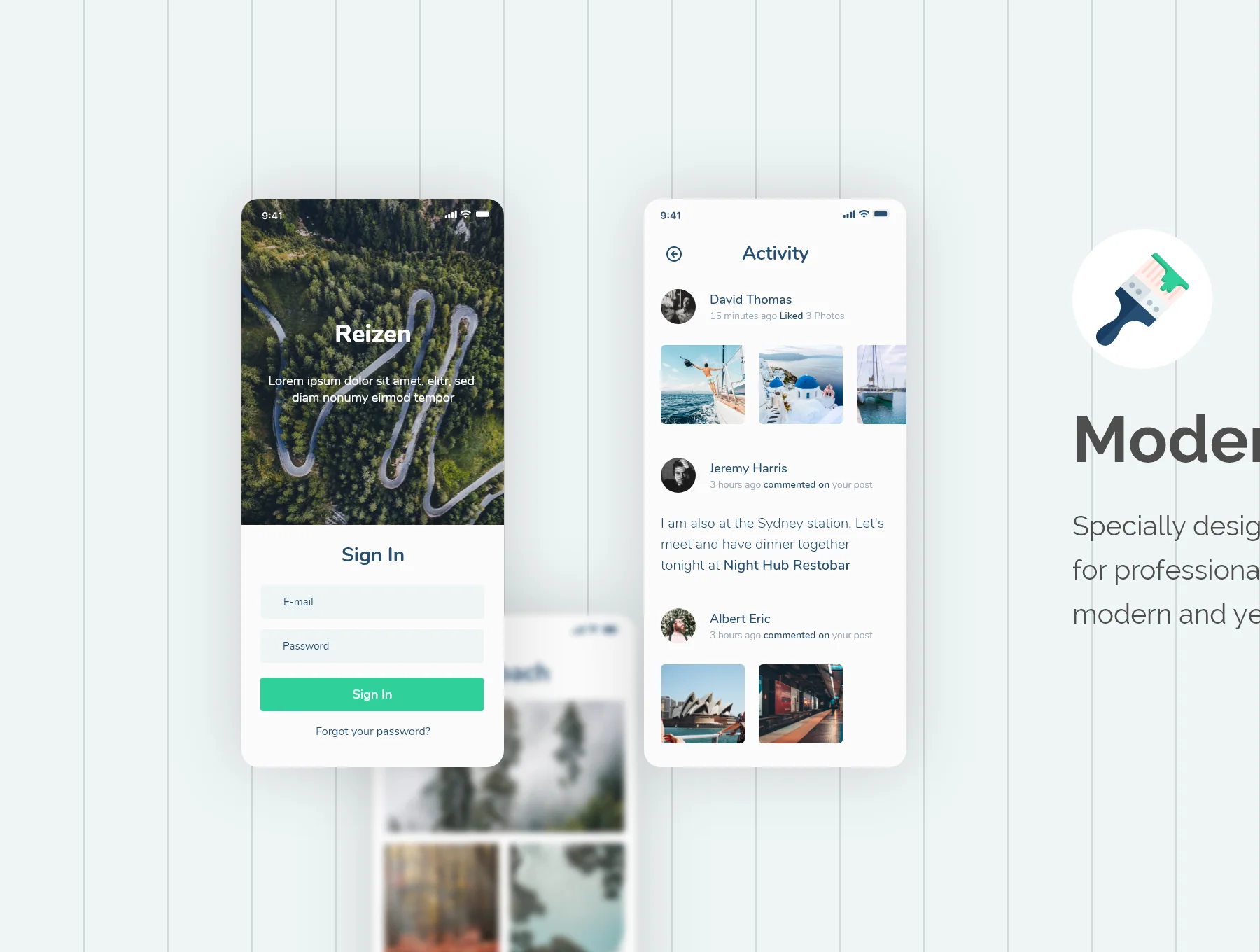 Reizen - Travel UI Kit