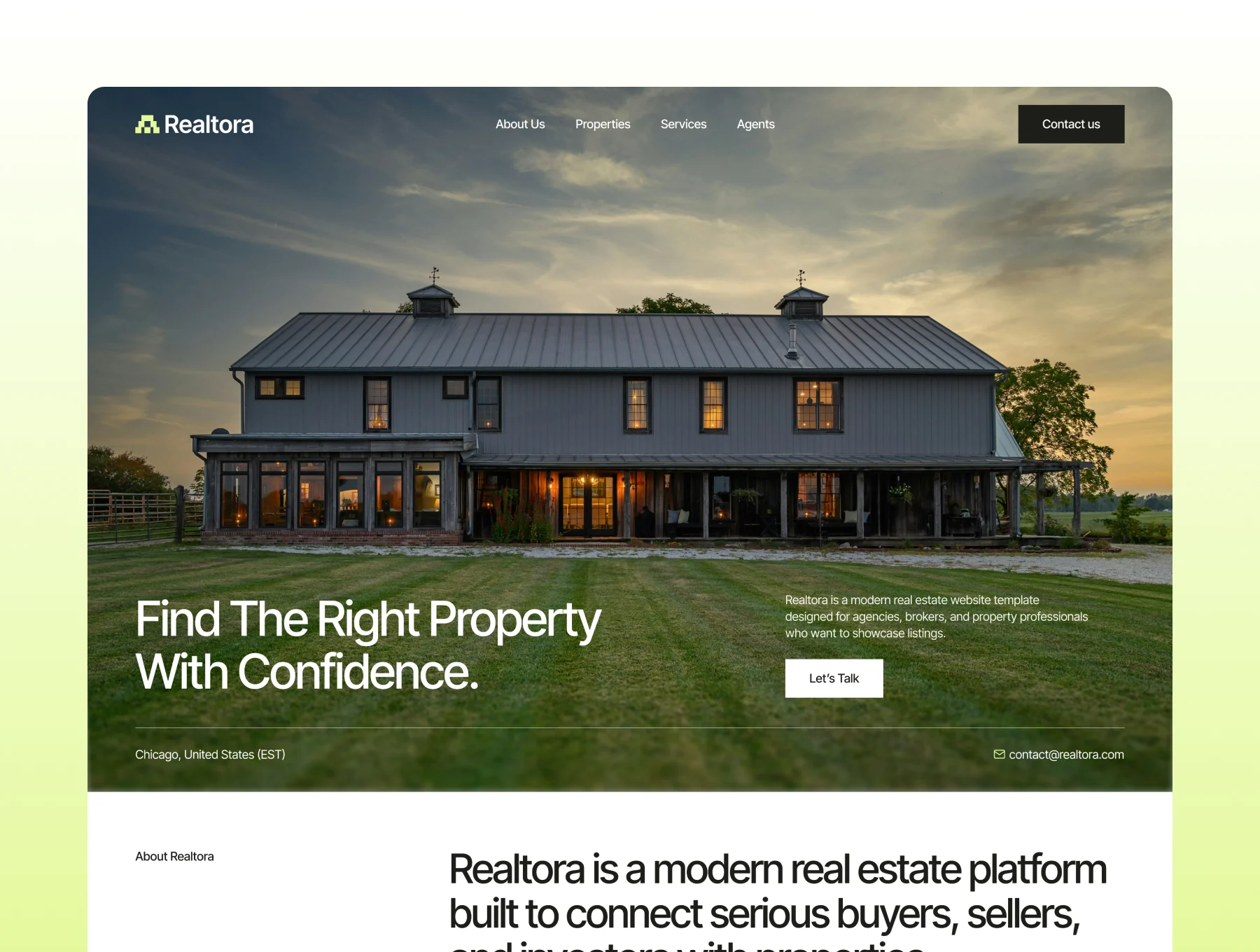 Relatora — Real Estate Template