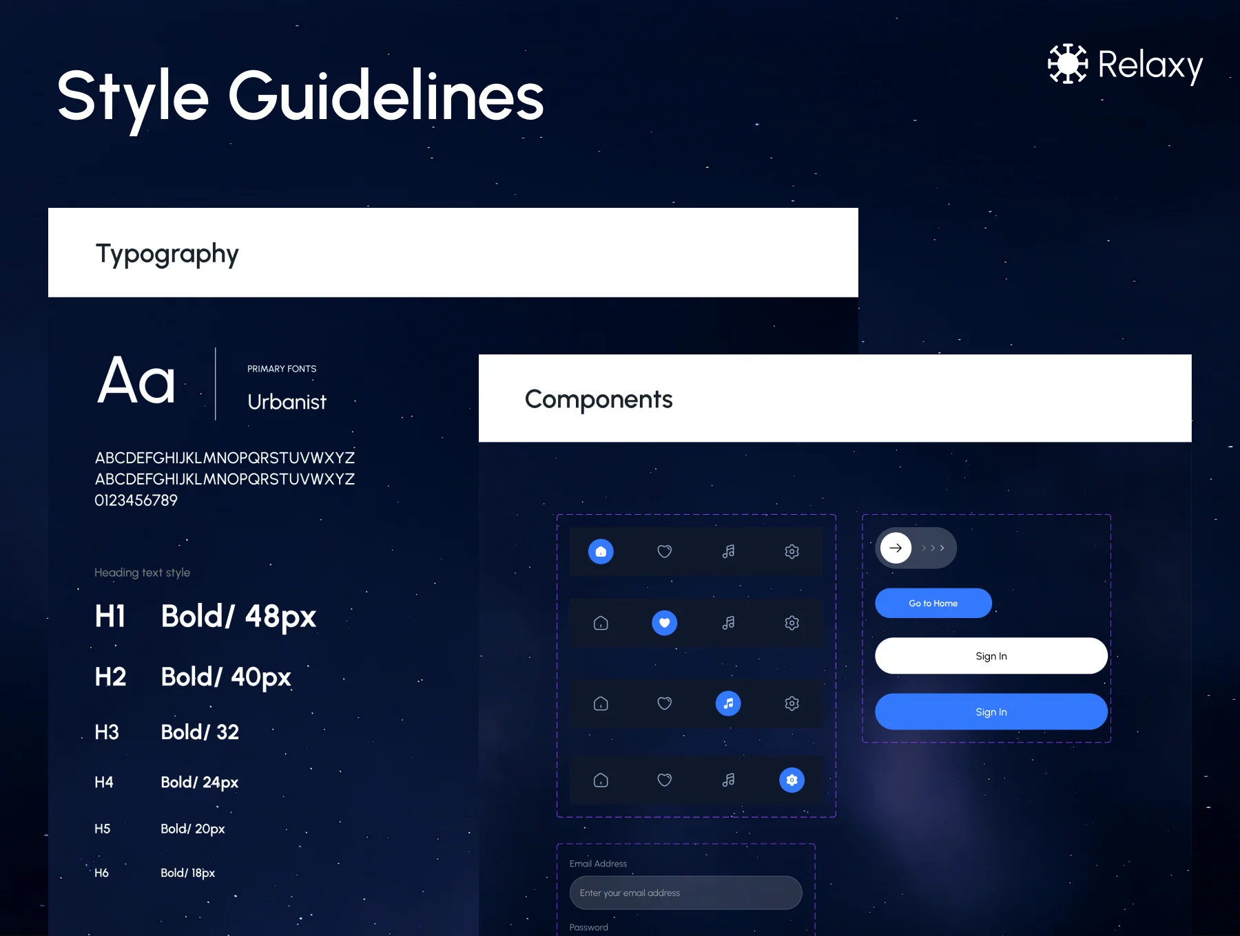 Relaxy - Meditation & Relax App UI Kit 4