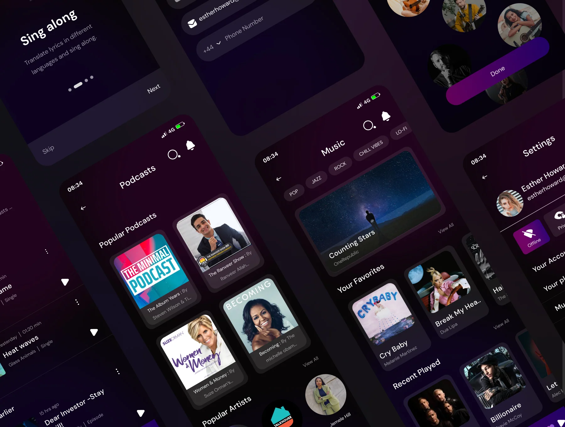 Relix Figma - Music App UI Kit Figma 6