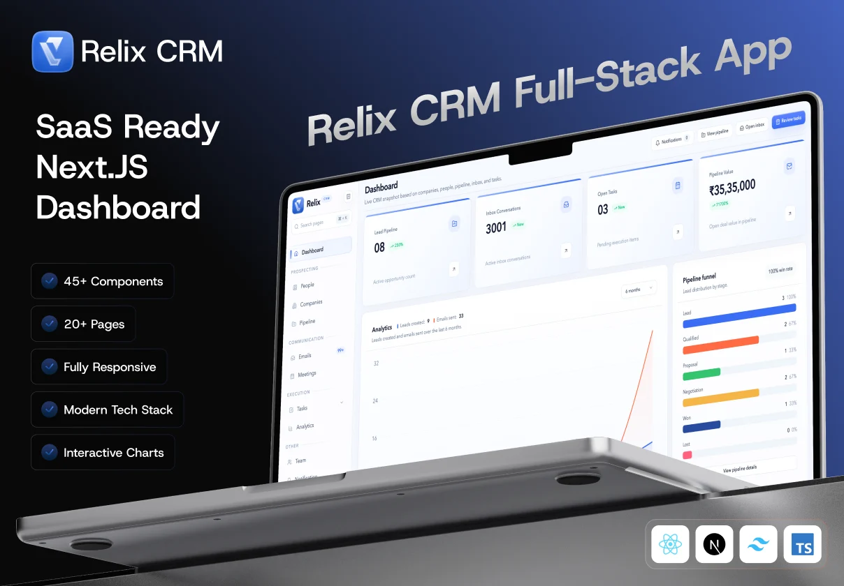 Relix – Full-Stack CRM SaaS