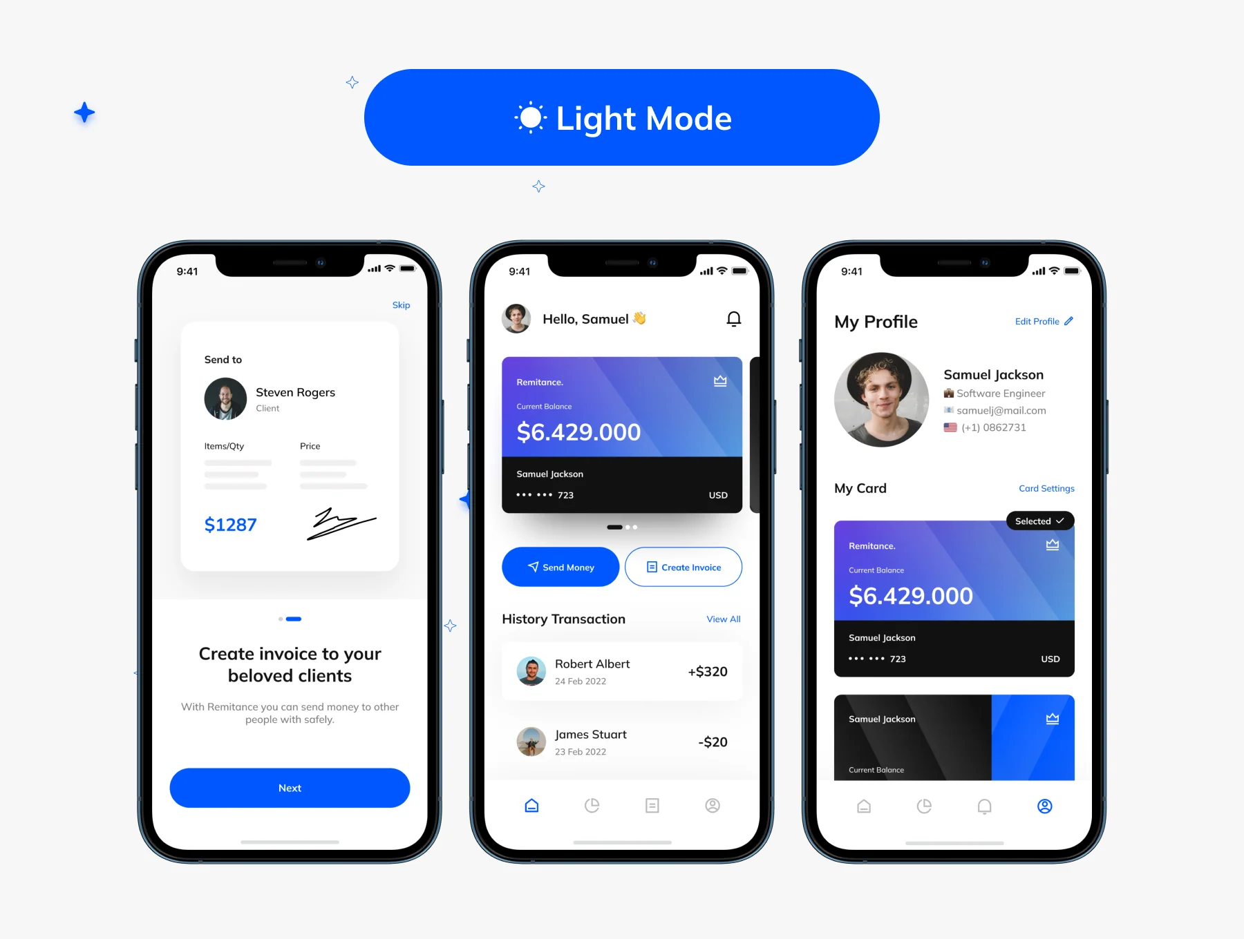Remittance App UI Kit 5