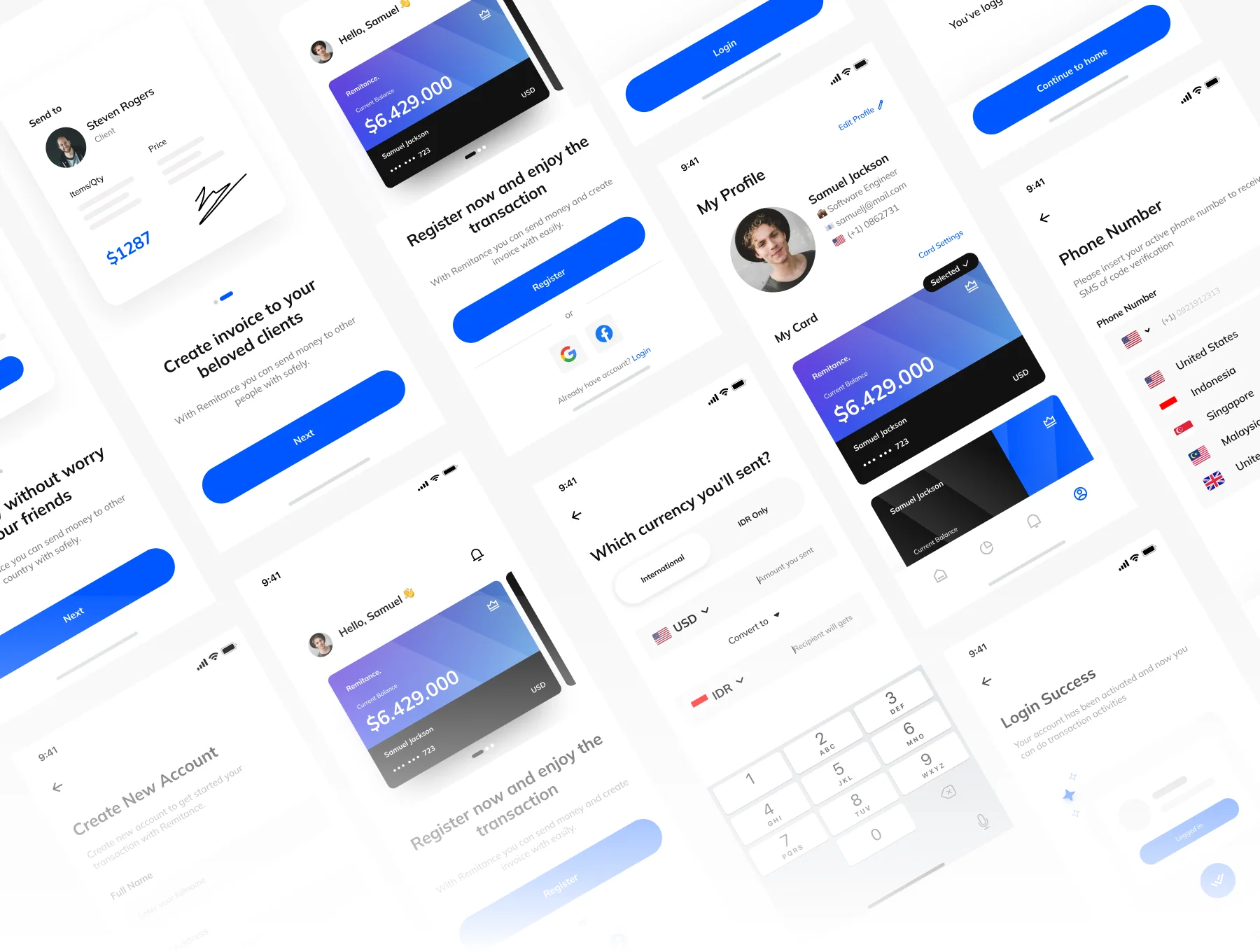 Remittance App UI Kit 6