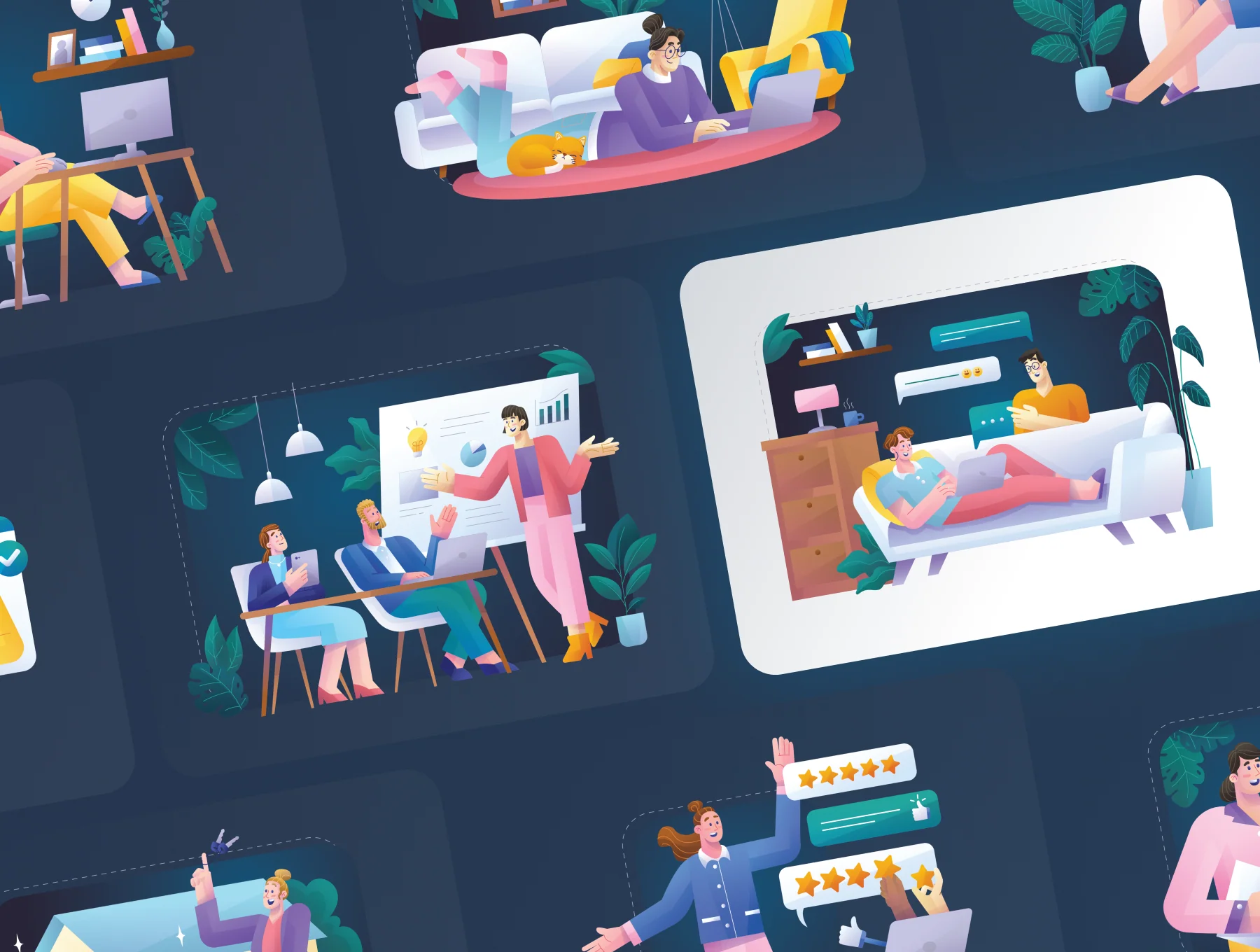 Remotely - Freelance & Remote Job Illustrations 2
