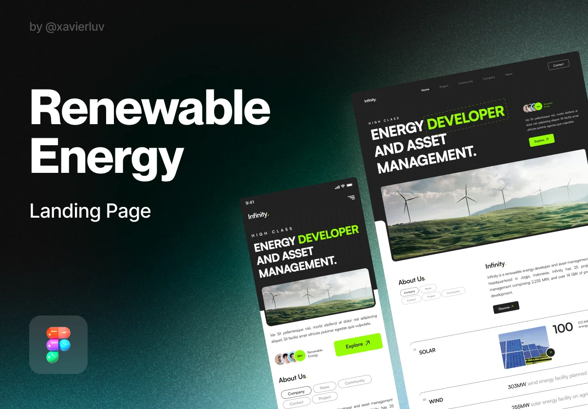 Renewable Energy - Landing Page