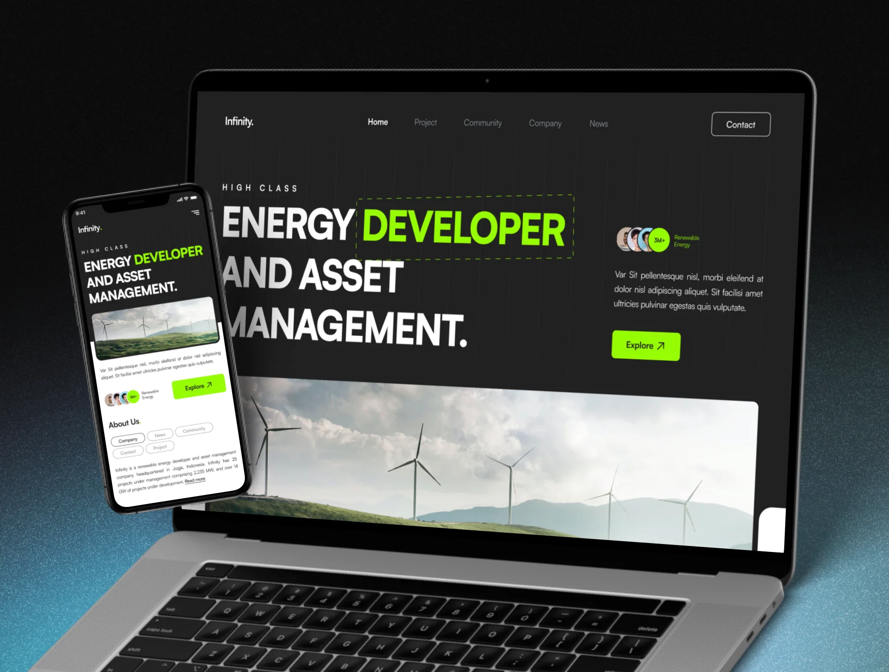 Renewable Energy - Landing Page