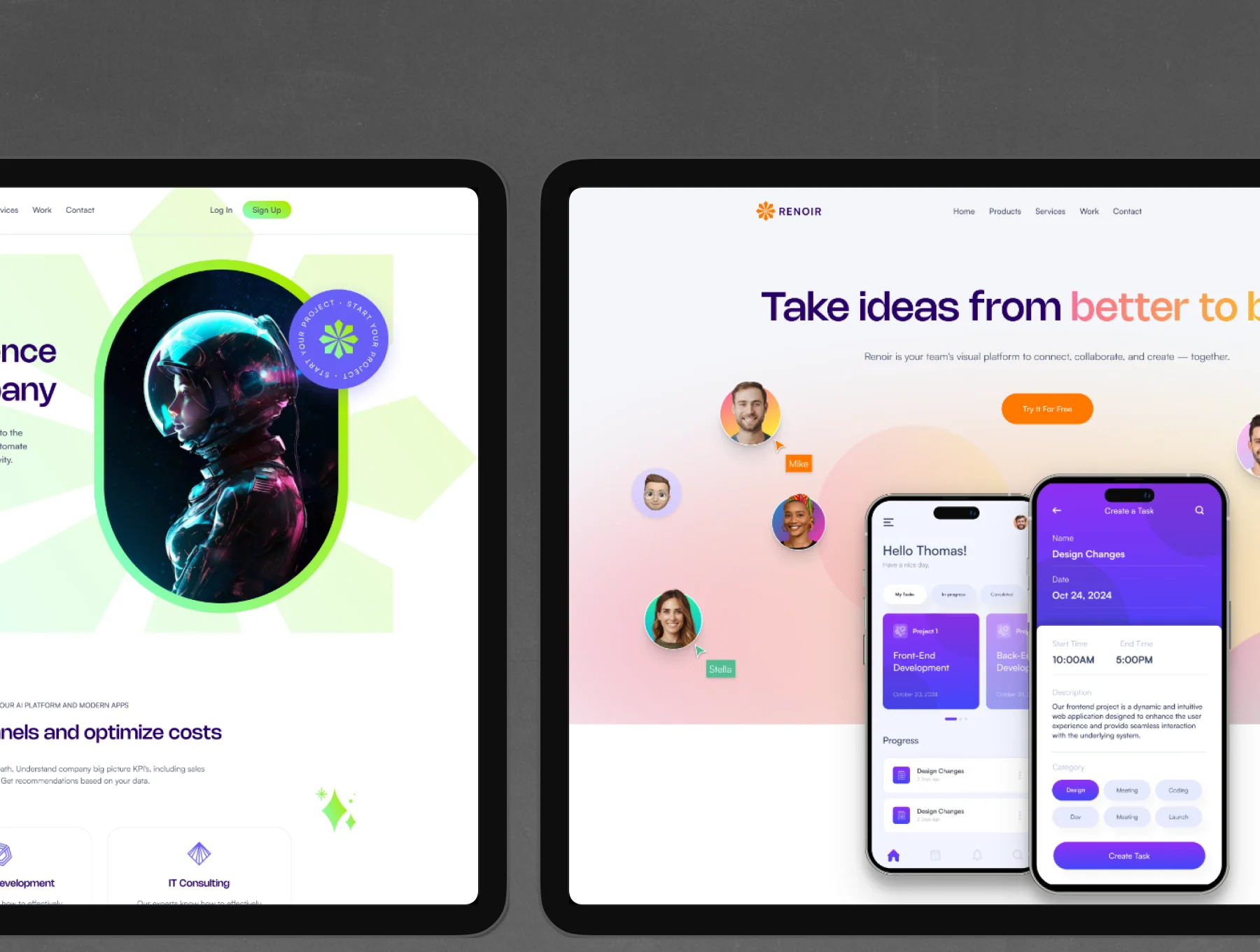 Renoir - Figma Template and UI Kit V1.0 4