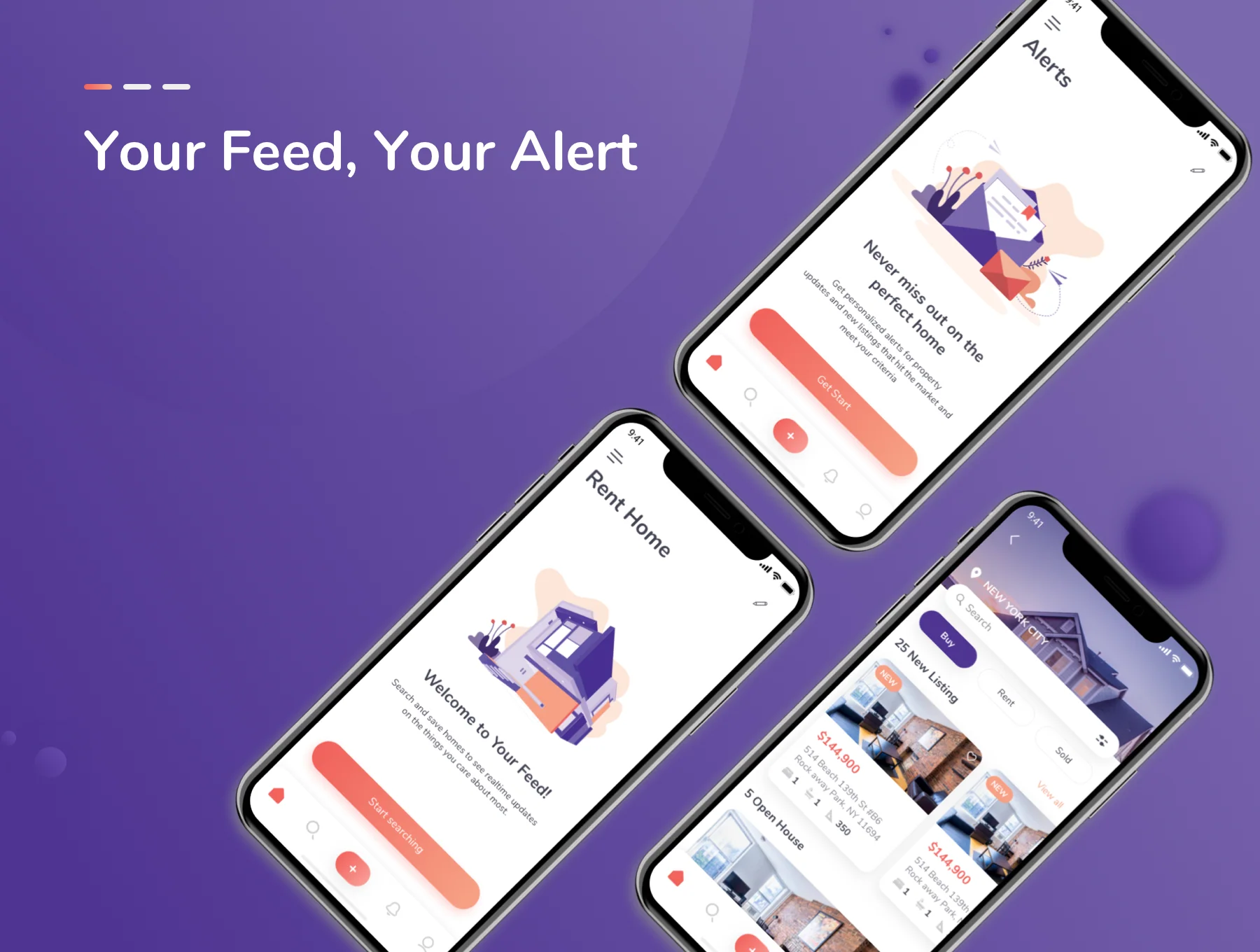 Rent Home Mobile UI KIT 4