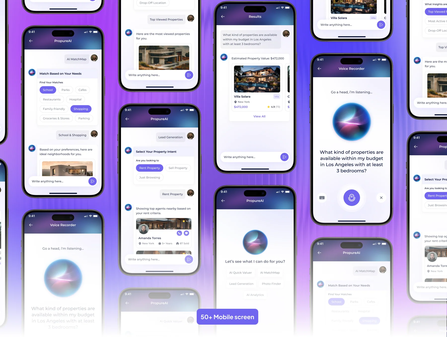 Find & Manage Property with AI – UI Kit 2