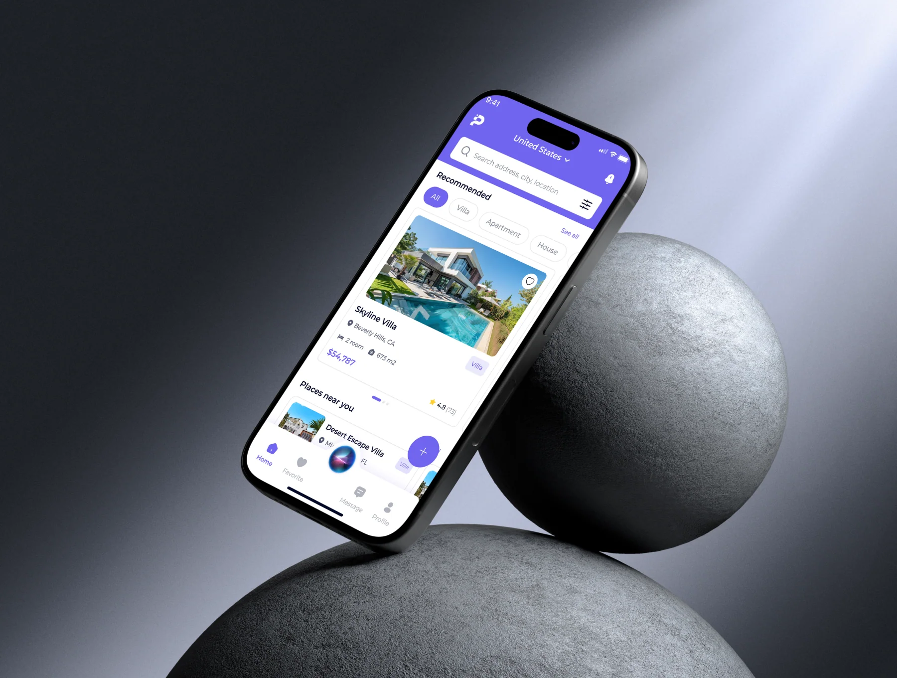 Find & Manage Property with AI – UI Kit 3