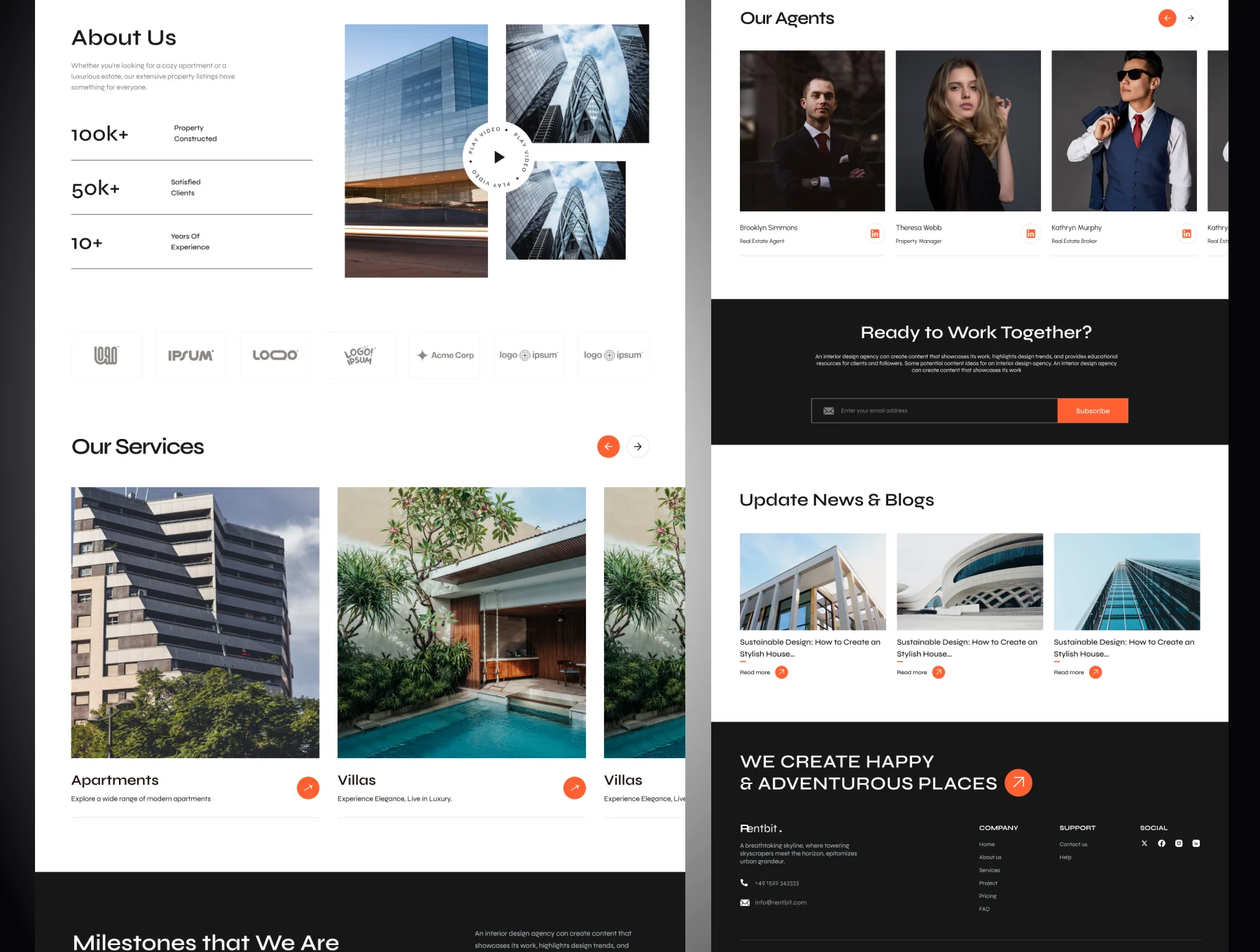 Rentbit - Real Estate Website Template 2