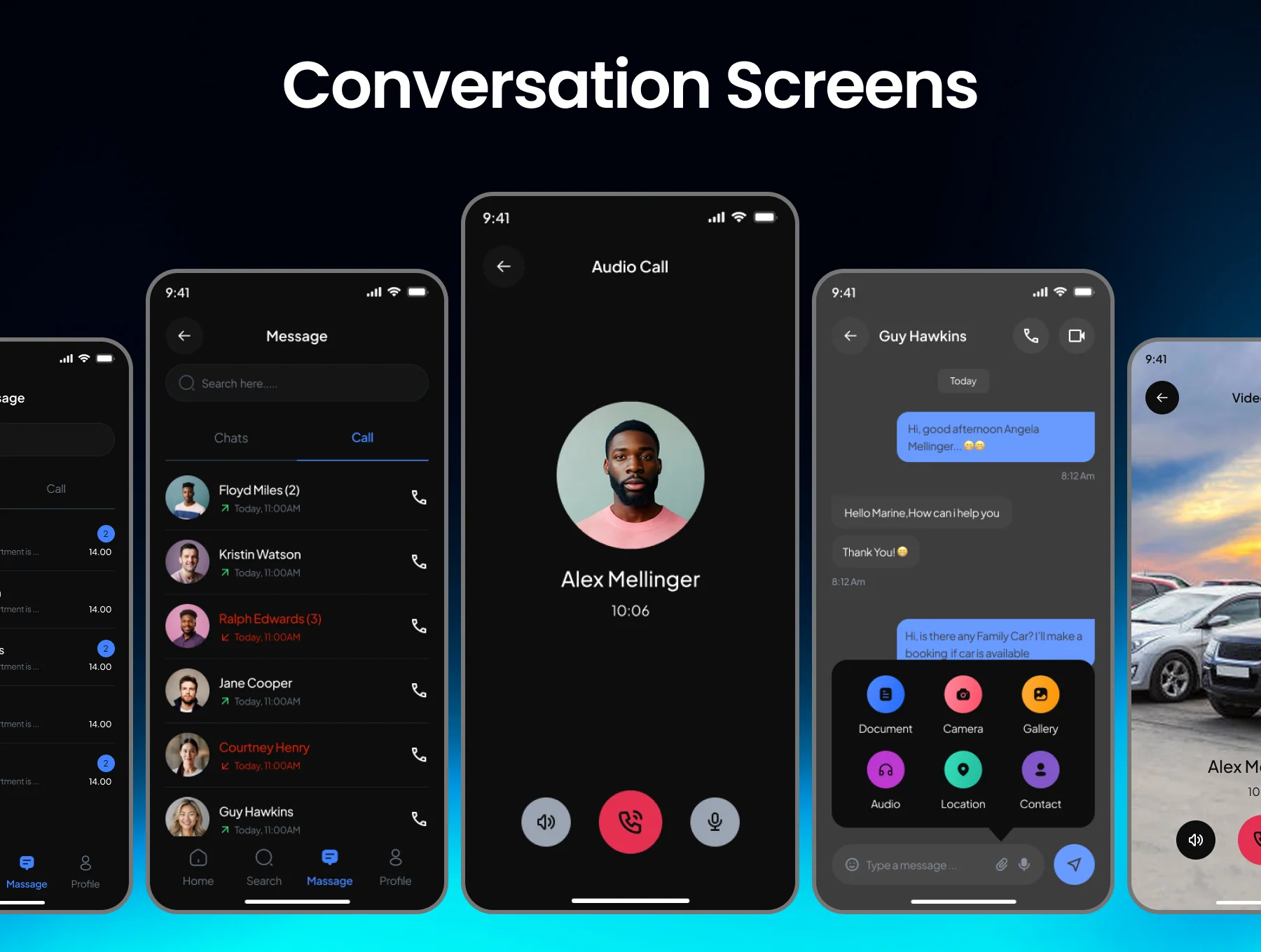 Rento Car Rental Mobile App Ui- kit 7