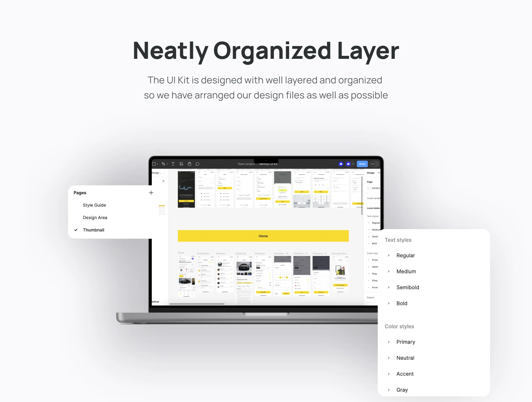 RentQu - Car Rental UI Kit App 3
