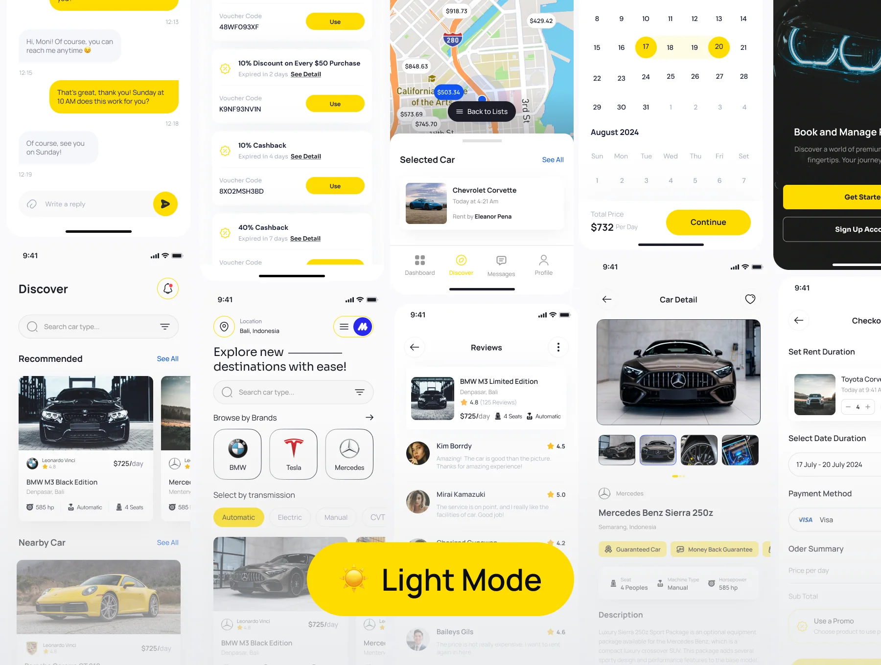 RentQu - Car Rental UI Kit App 5