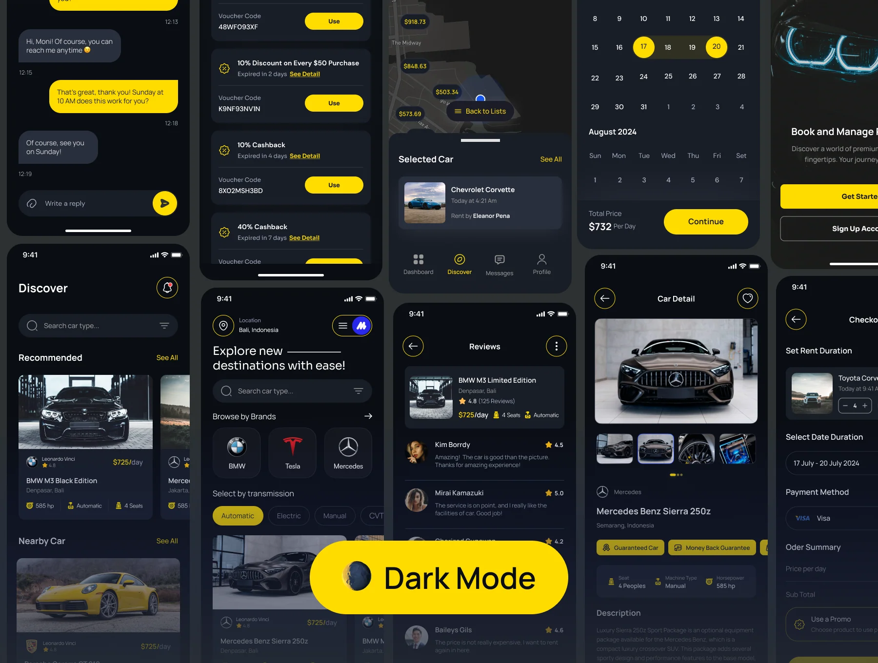 RentQu - Car Rental UI Kit App 6
